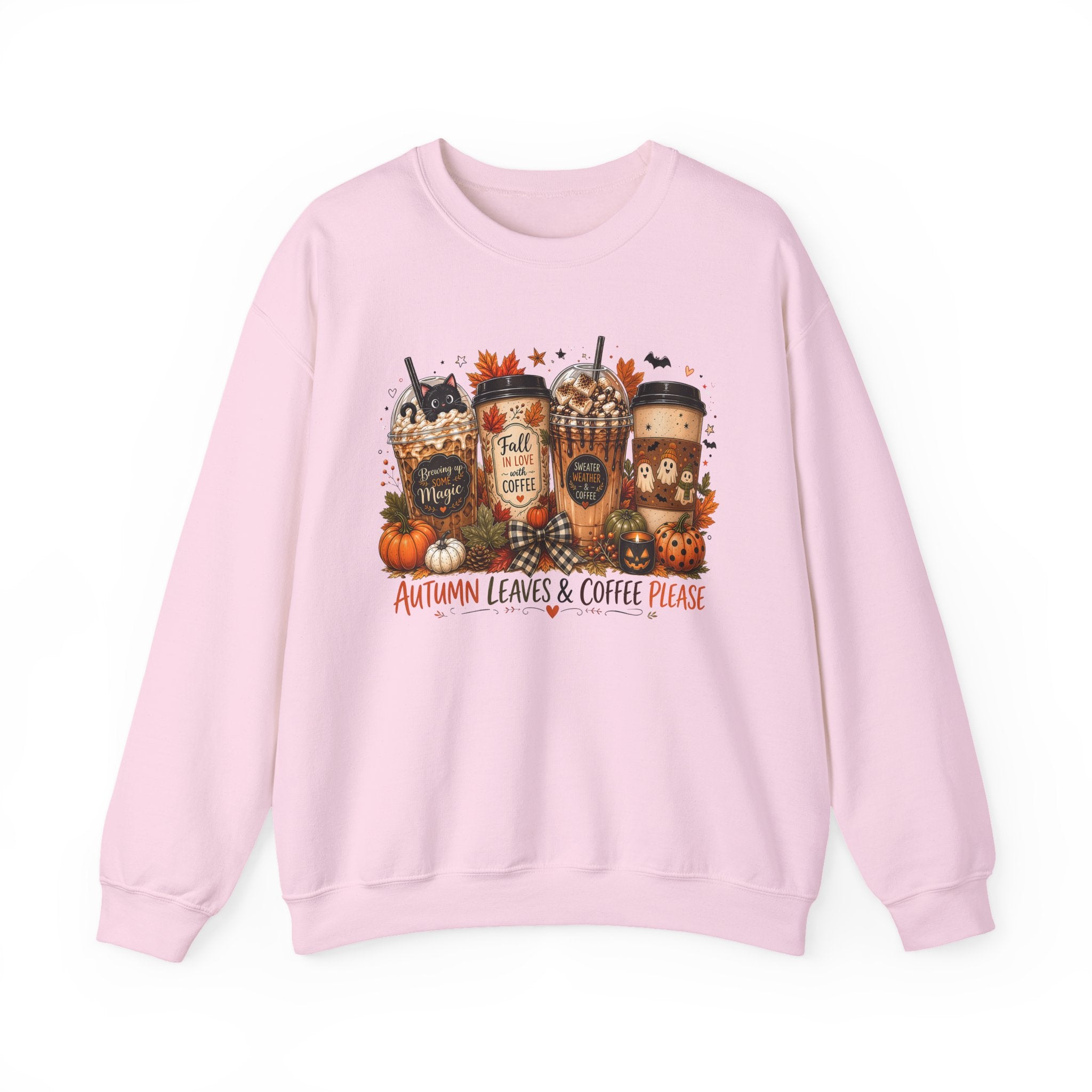 Autumn Leaves & Coffee Please Sweatshirt