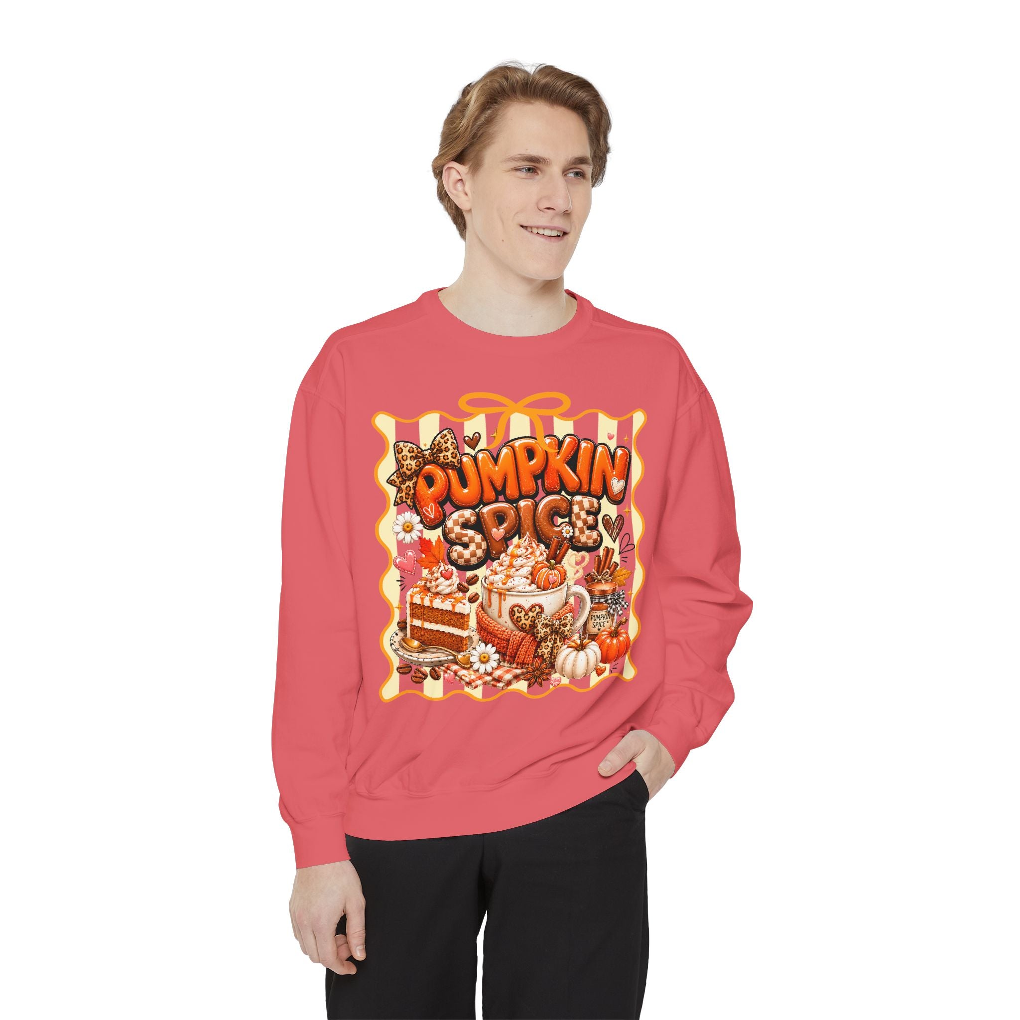 Pumpkin Spice Sweatshirt — Cozy Fall Autumn Graphic Pullover