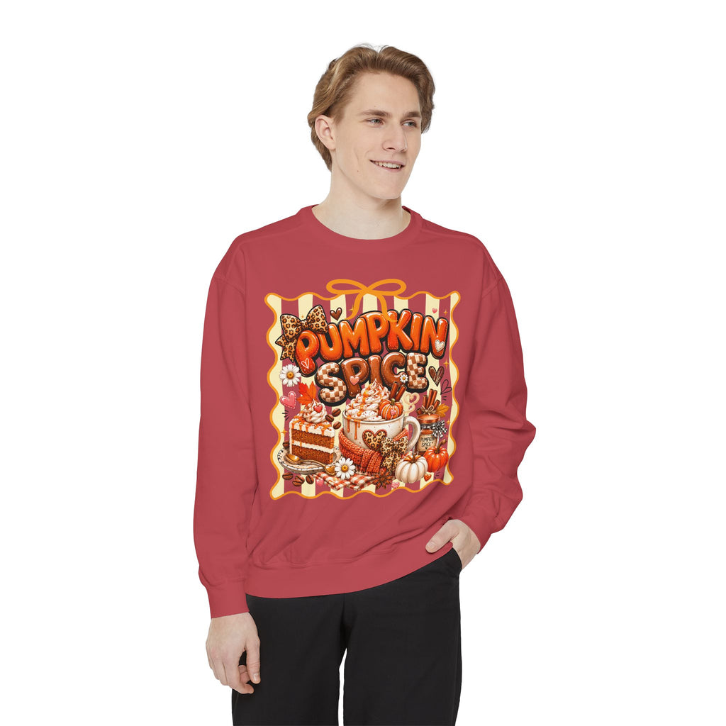 Pumpkin Spice Sweatshirt — Cozy Fall Autumn Graphic Pullover
