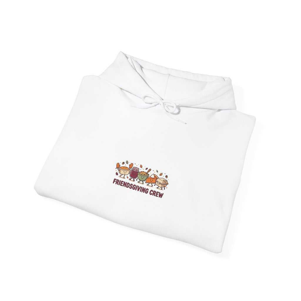 Friendsgiving Crew Hoodie, Thanksgiving turkey, fall foliage, harvest sweatshirt