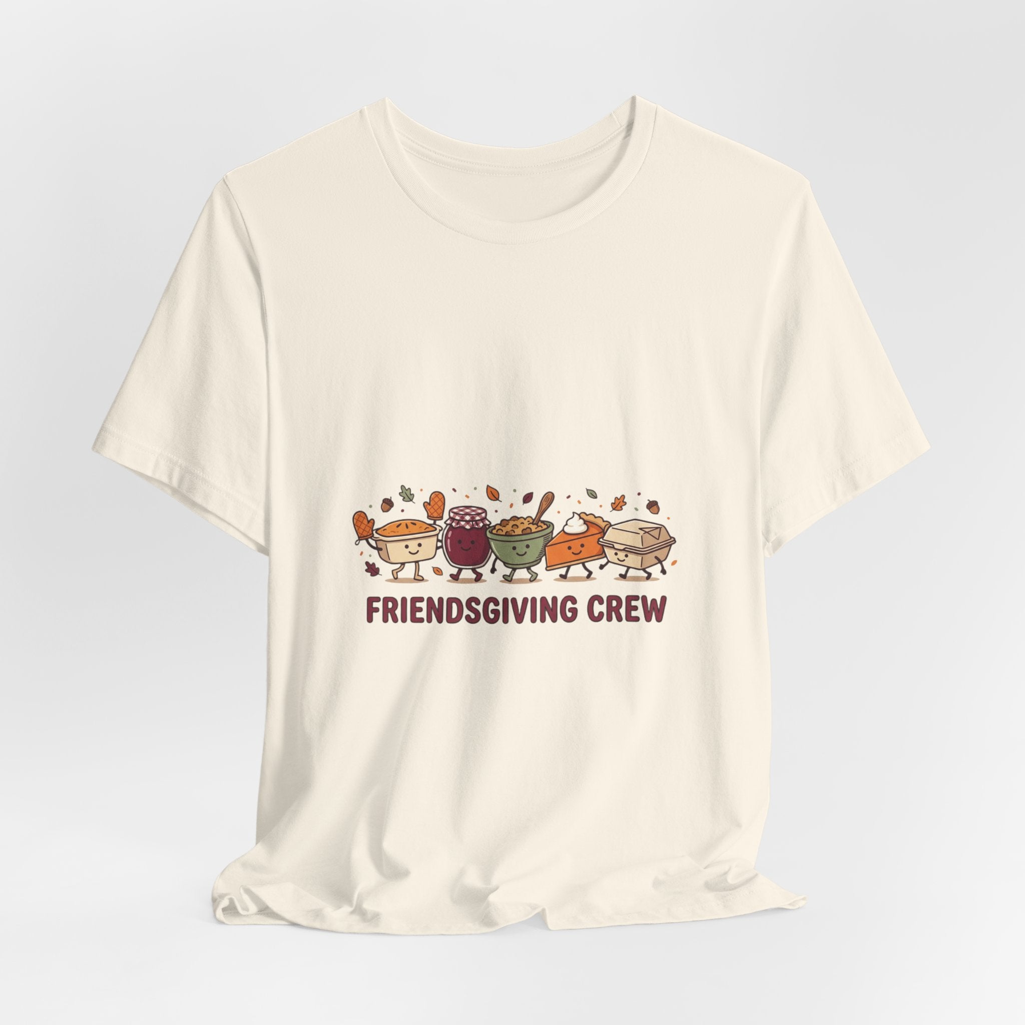 Friendsgiving Crew Tee | Thanksgiving Thanksgiving Turkey Pumpkin Pie Fall Foliage