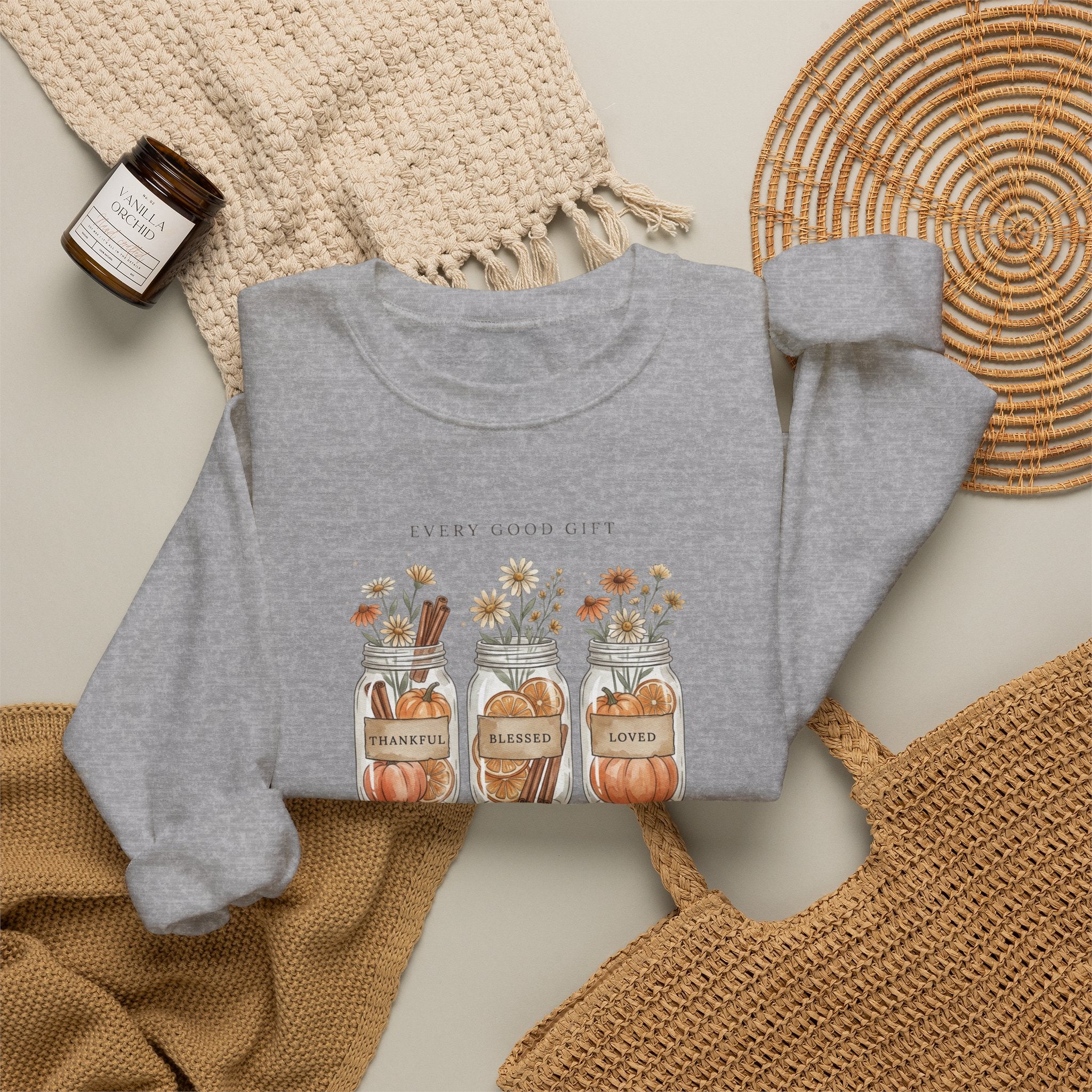 Roots from Above Crewneck Sweatshirt | Christian Autumn, Fall Leaves
