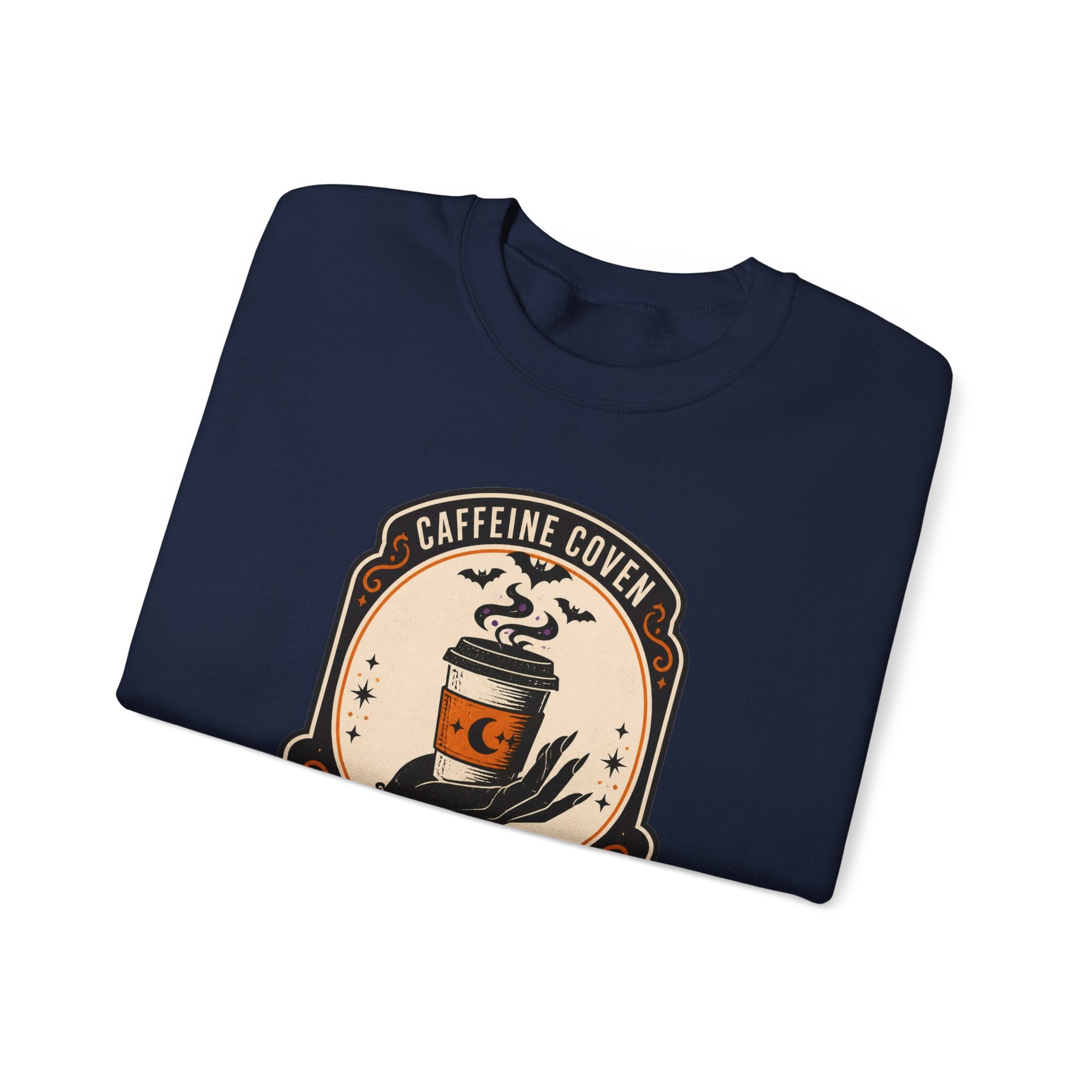 Momster Caffeine Coven Crewneck Sweatshirt | Halloween mom graphic