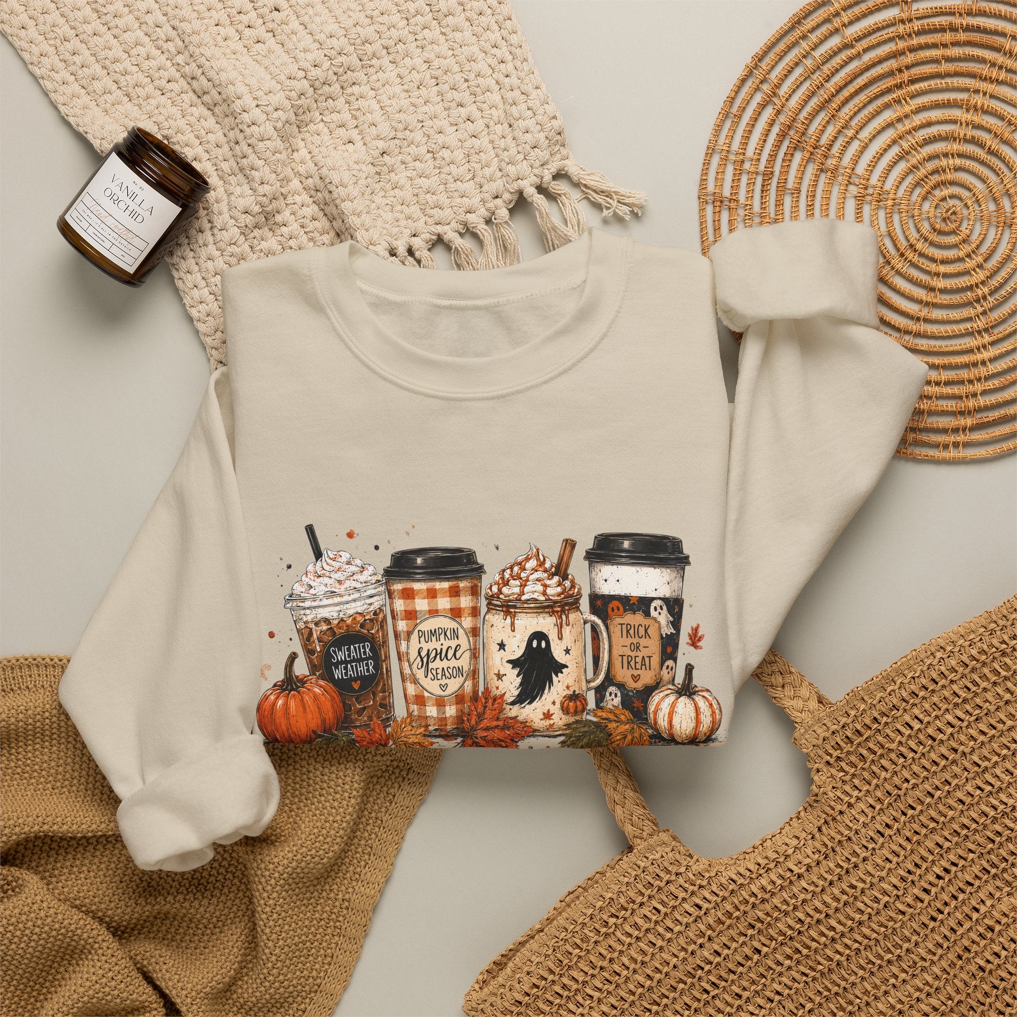 Fall Vibes & Coffee Sweatshirt