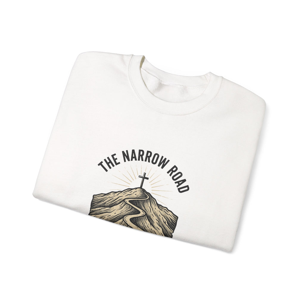 The Narrow Road Sweatshirt | Christian Streetwear, Matthew 7:14