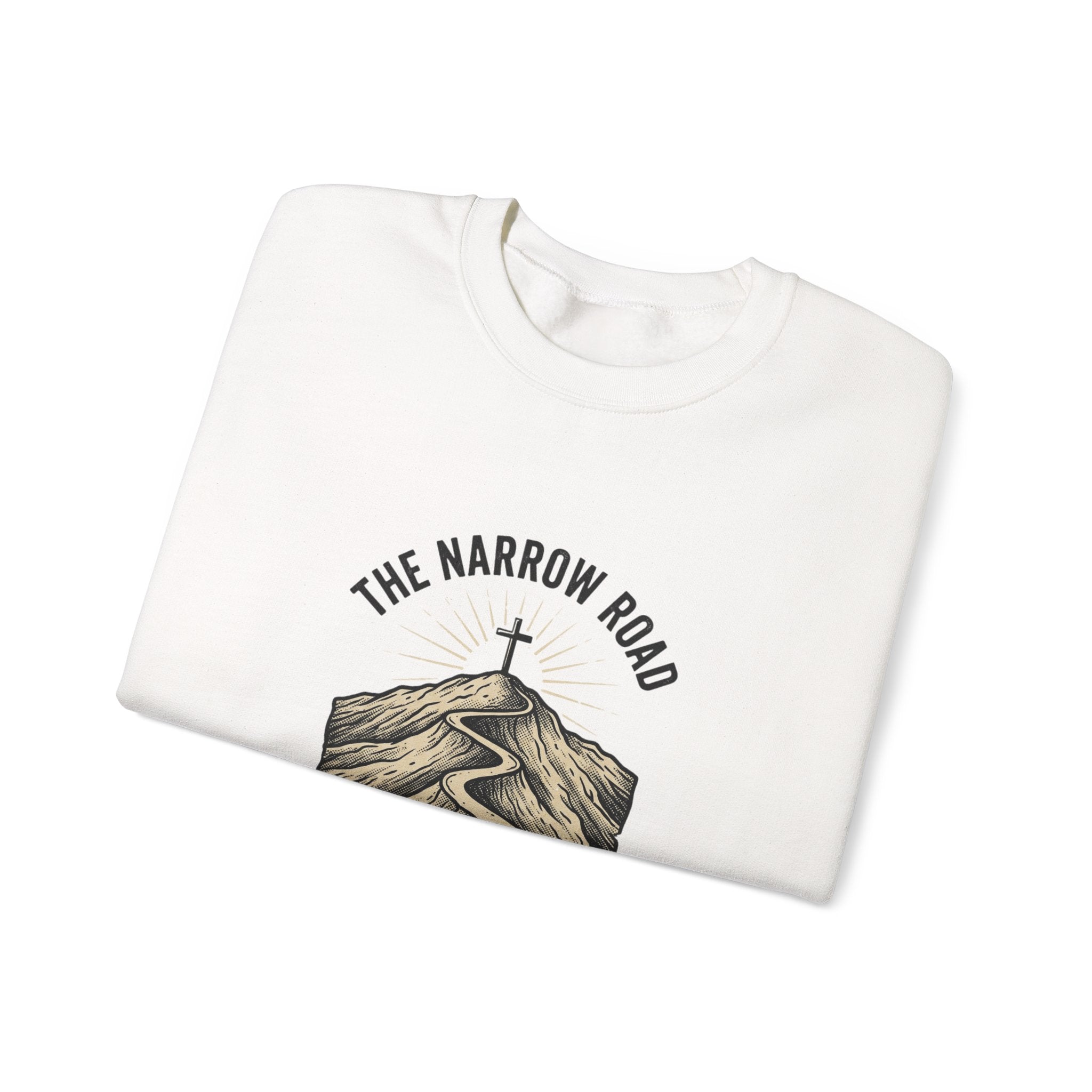 The Narrow Road Sweatshirt | Christian Streetwear, Matthew 7:14