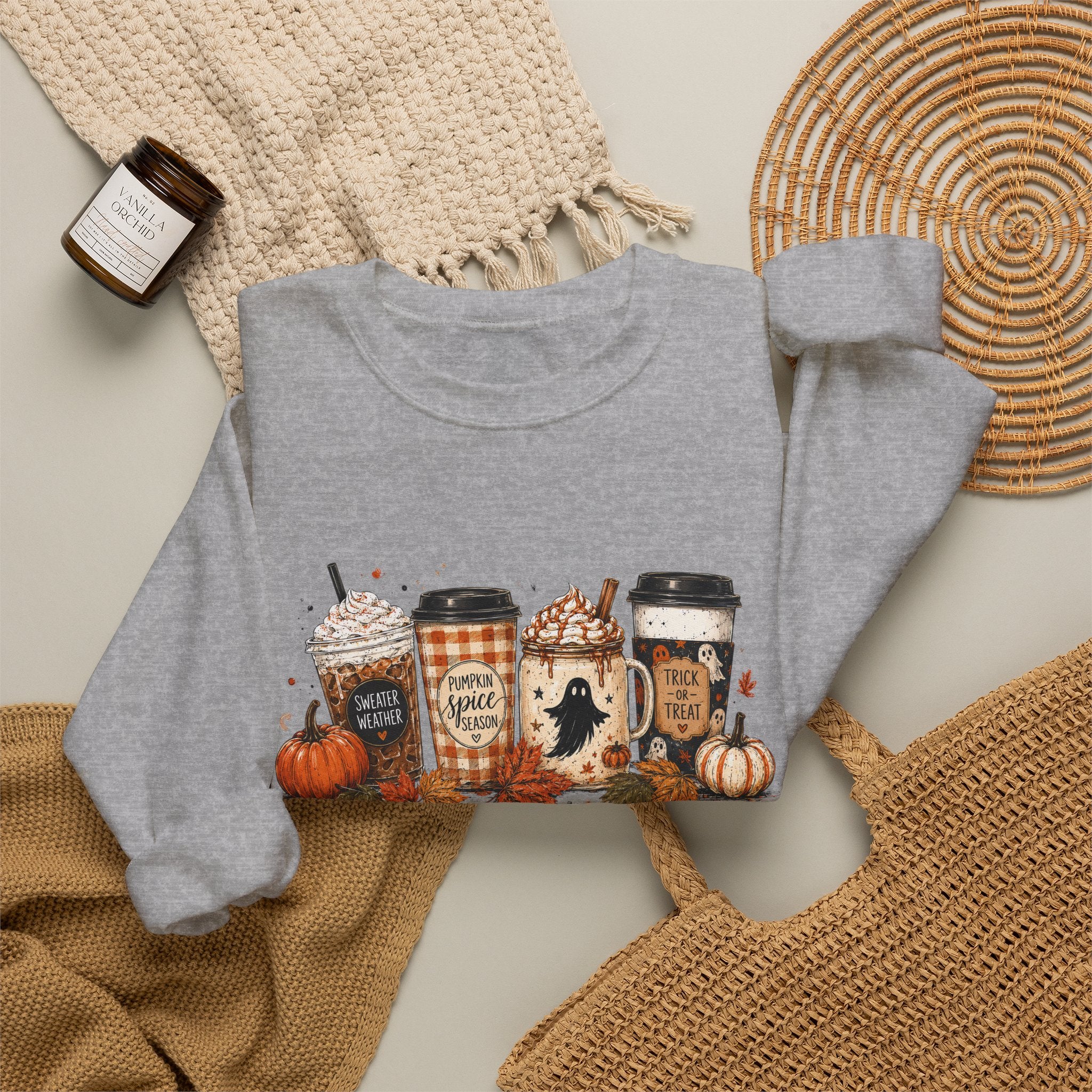 Fall Vibes & Coffee Sweatshirt