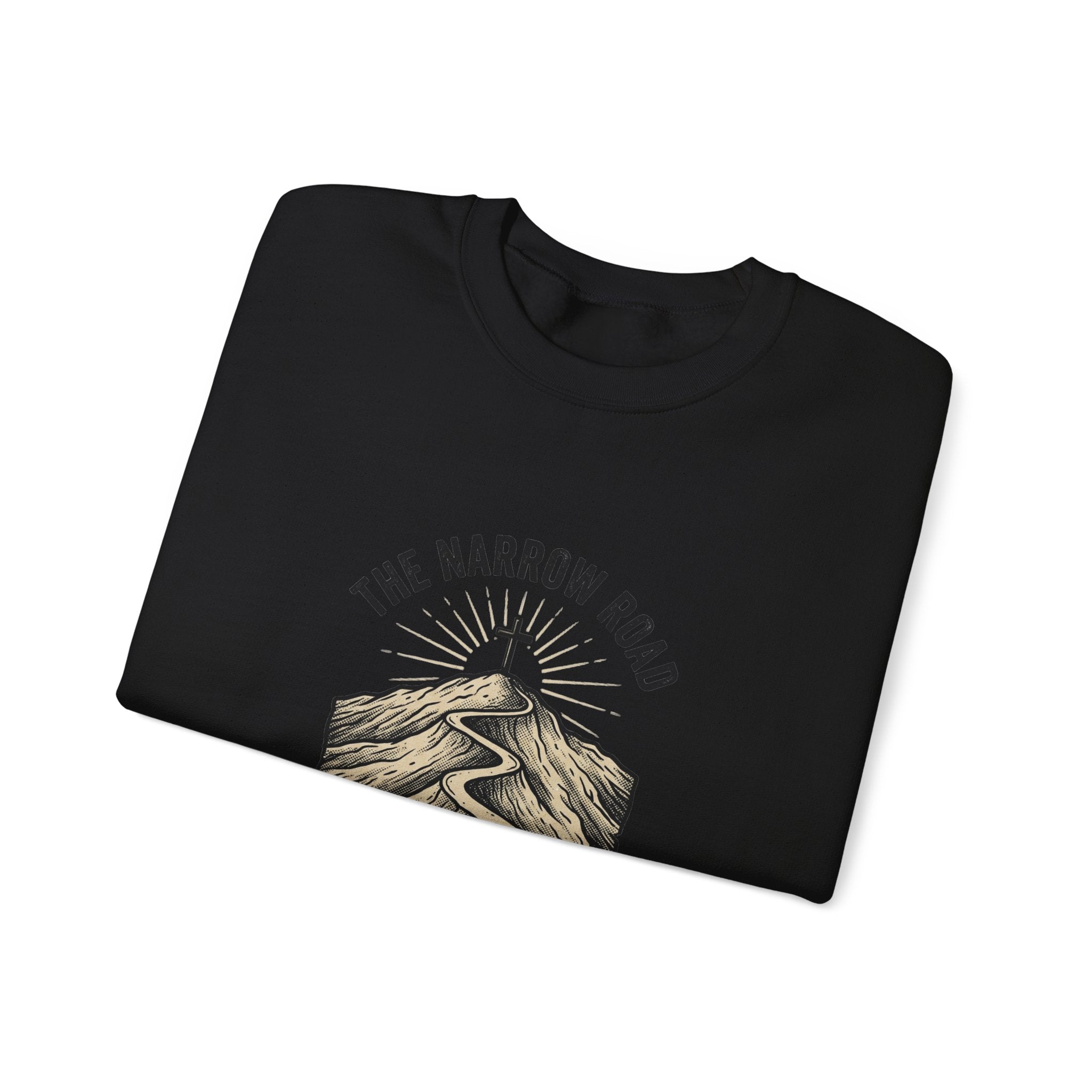 The Narrow Road Sweatshirt | Christian Streetwear, Matthew 7:14