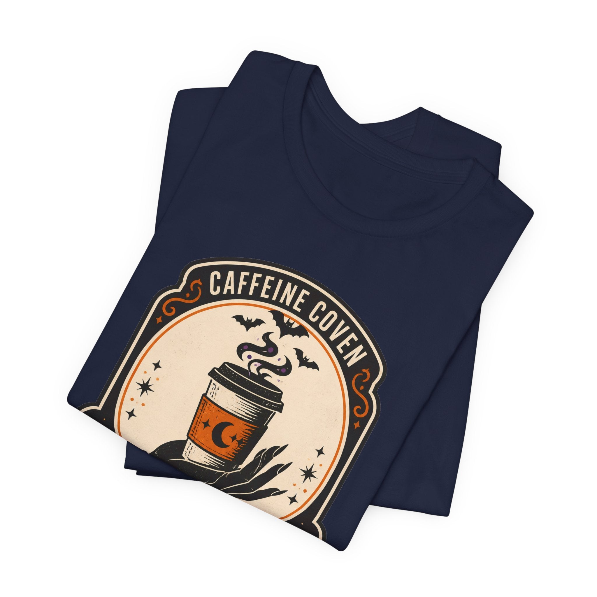 Momster Caffeine Coven Tee | Halloween Mom shirt, spooky coffee graphic