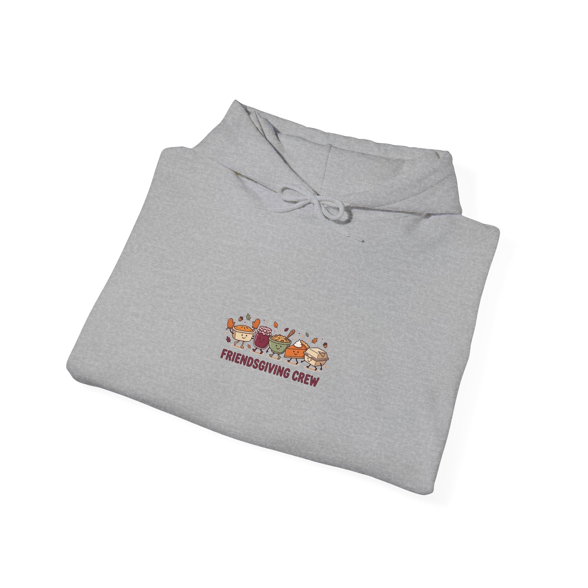 Friendsgiving Crew Hoodie, Thanksgiving turkey, fall foliage, harvest sweatshirt
