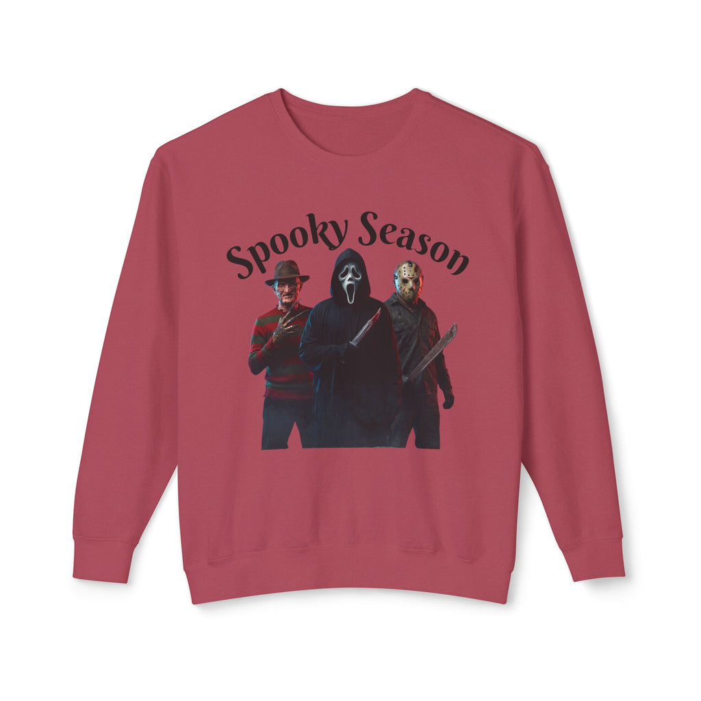 Spooky Season Sweatshirt — Horror Icons Crewneck (Freddy, Ghostface, Michael Myers)