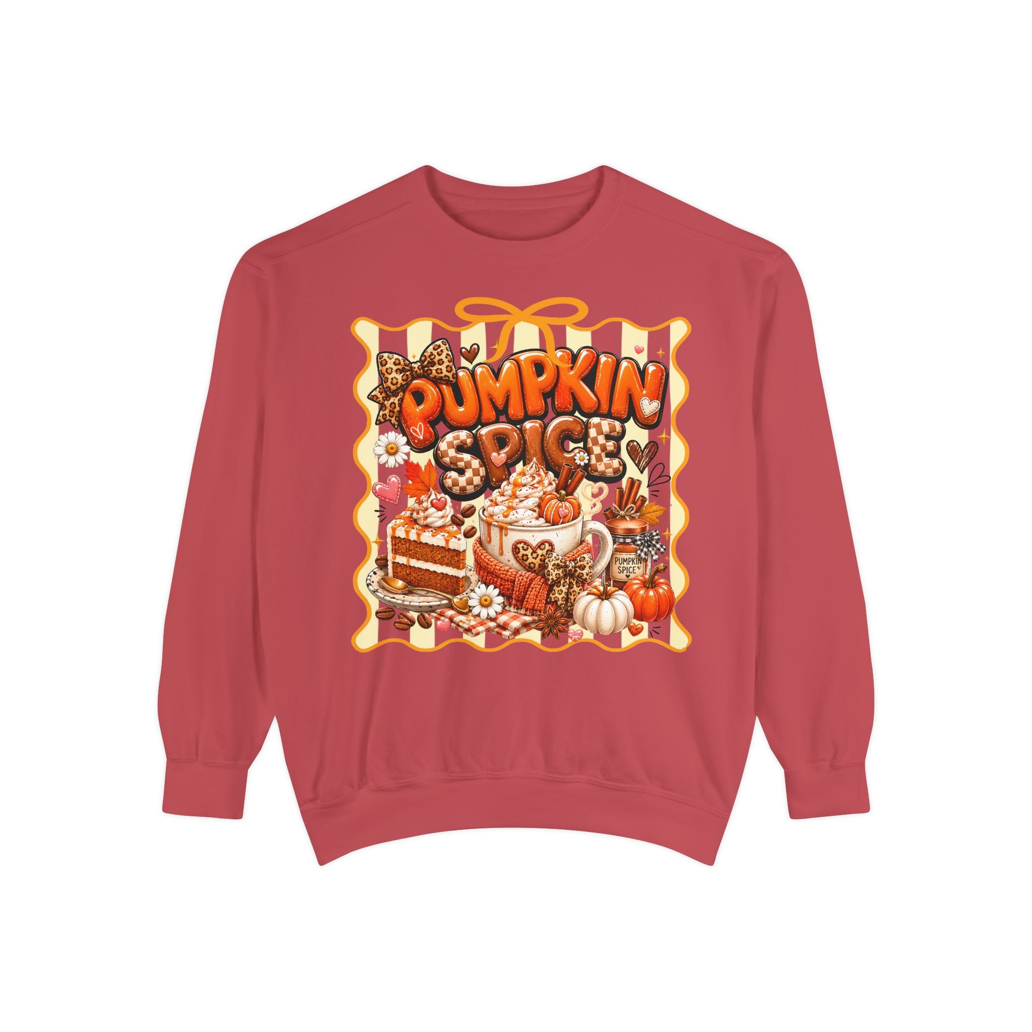 Pumpkin Spice Sweatshirt — Cozy Fall Autumn Graphic Pullover