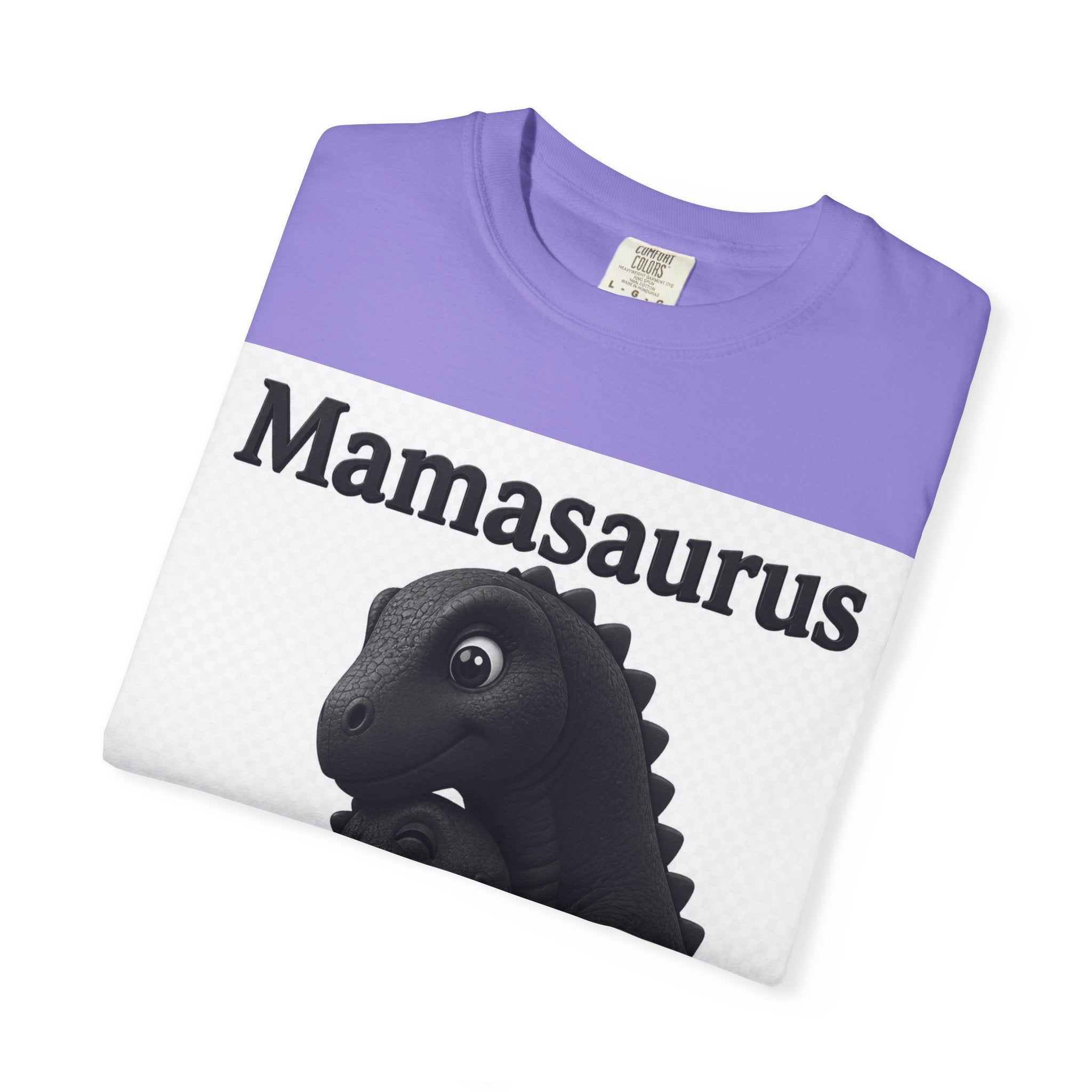 Mamasaurus T-Shirt — Cute Mama Dinosaur Graphic Tee for Mother's Day
