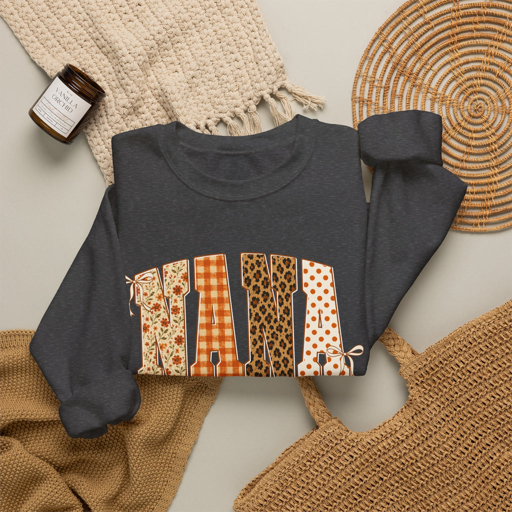 Fall Plaid Pumpkin Crewneck Sweatshirt