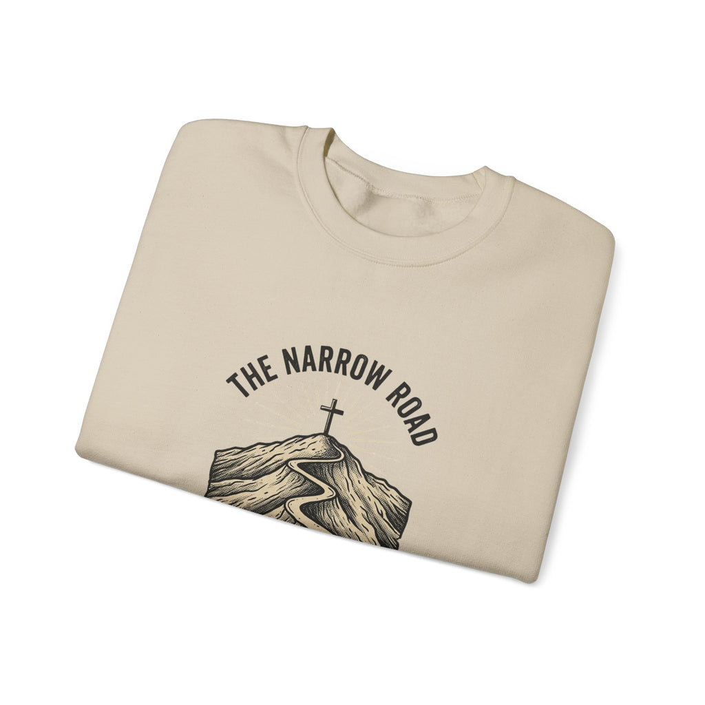 The Narrow Road Sweatshirt | Christian Streetwear, Matthew 7:14