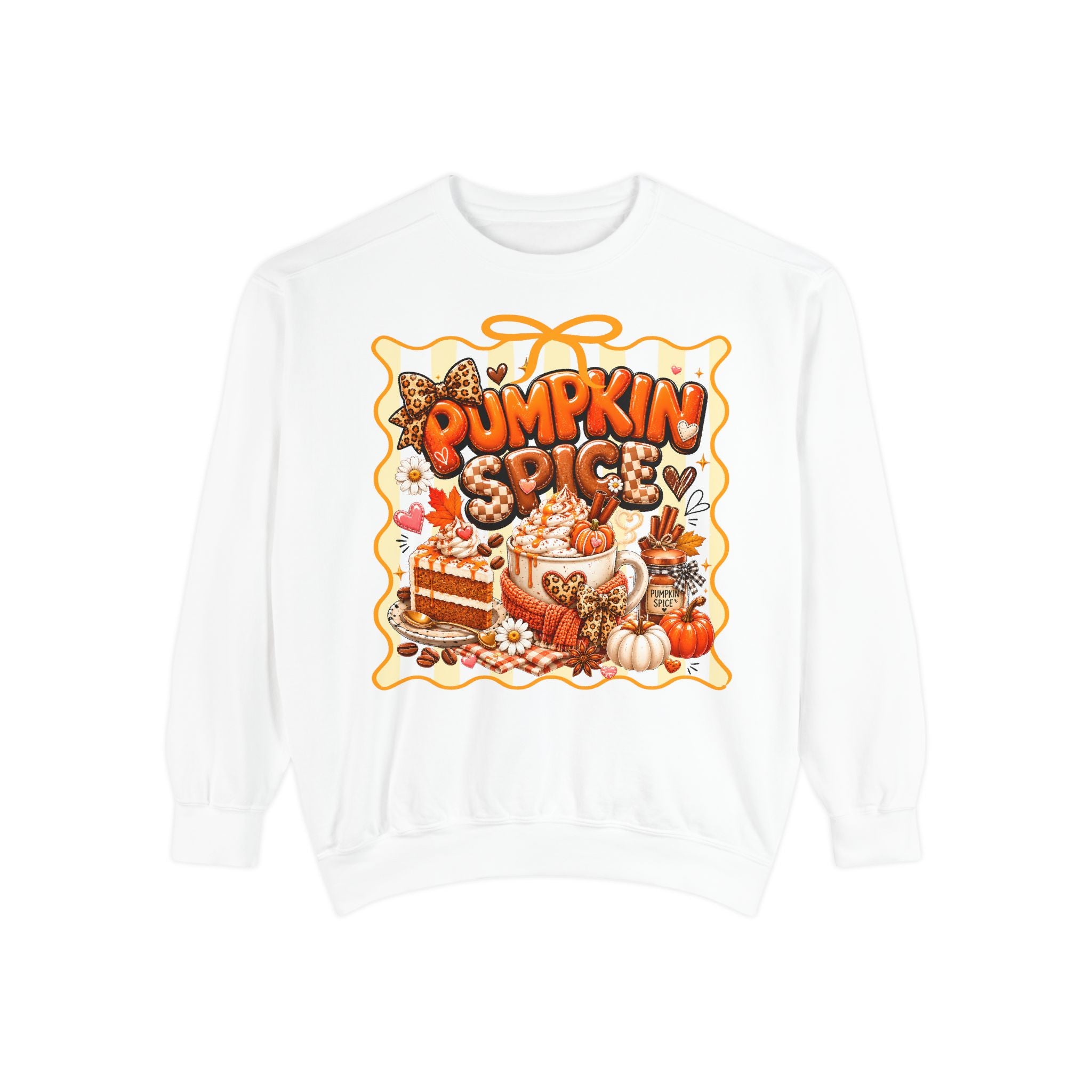 Pumpkin Spice Sweatshirt — Cozy Fall Autumn Graphic Pullover