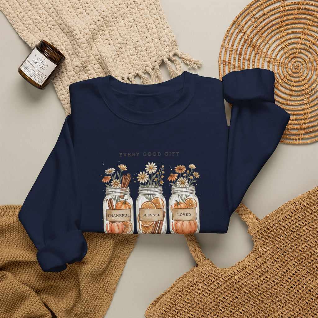 Roots from Above Crewneck Sweatshirt | Christian Autumn, Fall Leaves