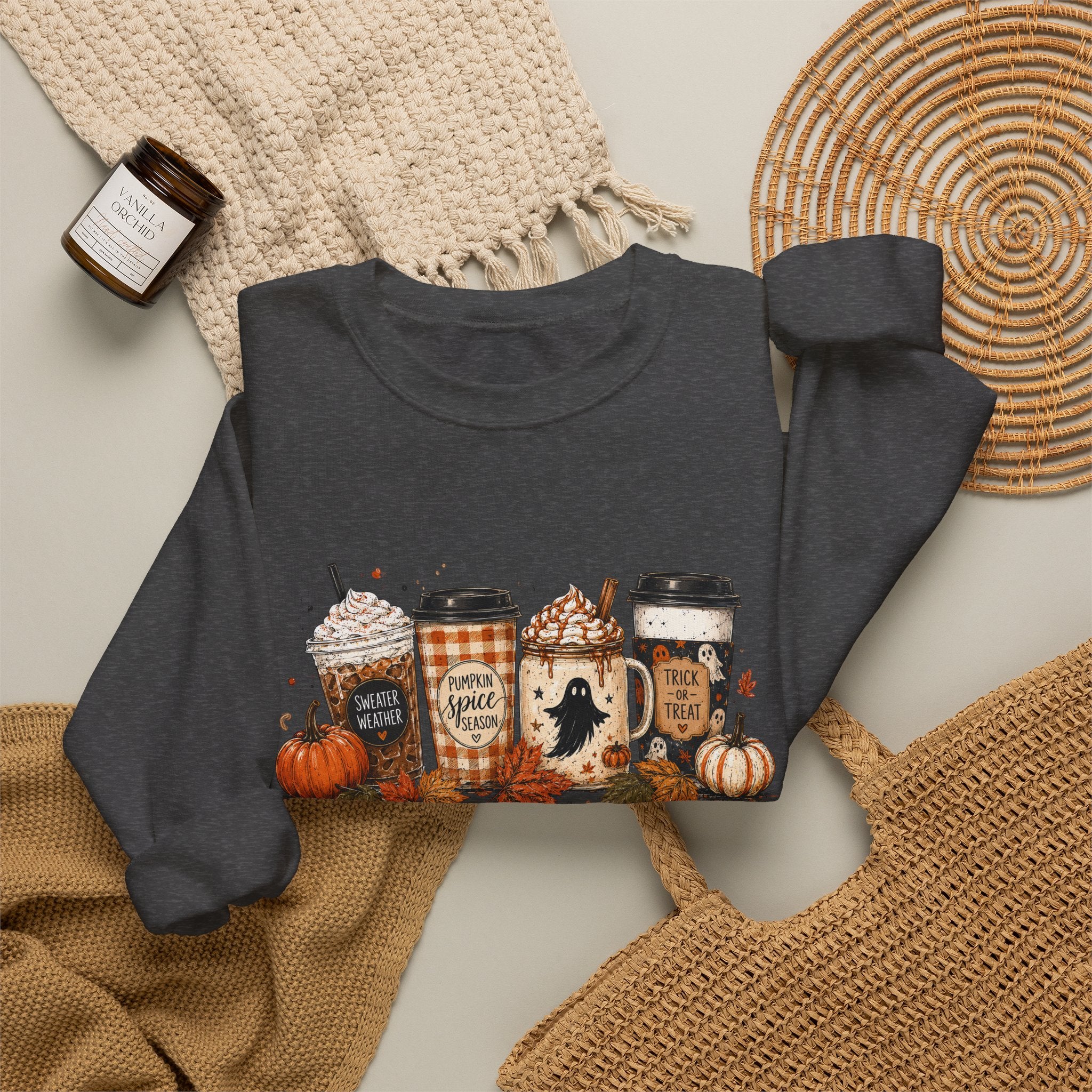 Fall Vibes & Coffee Sweatshirt