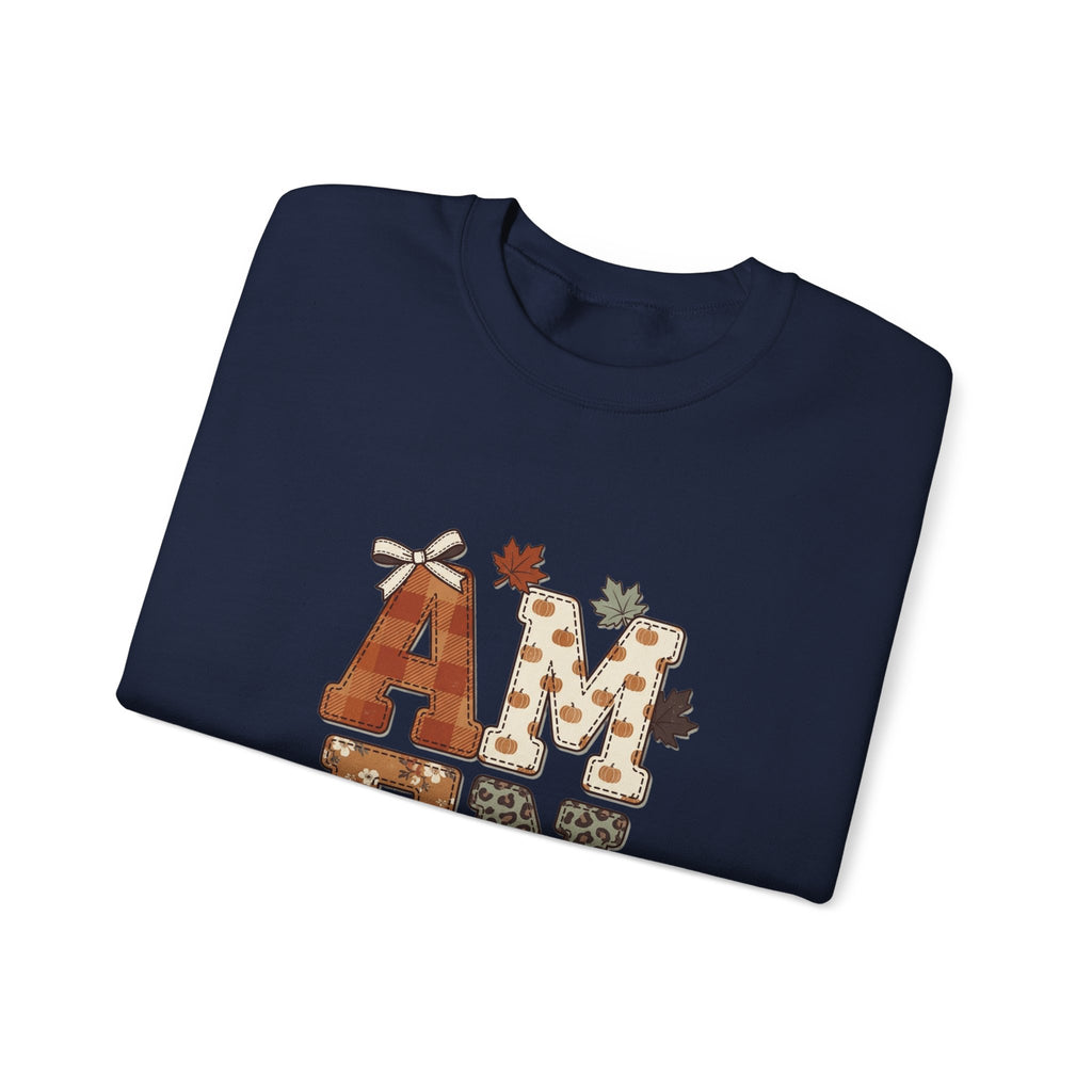 Amen So Be It Sweatshirt | Christian Autumn, Fall Leaves & Pumpkins