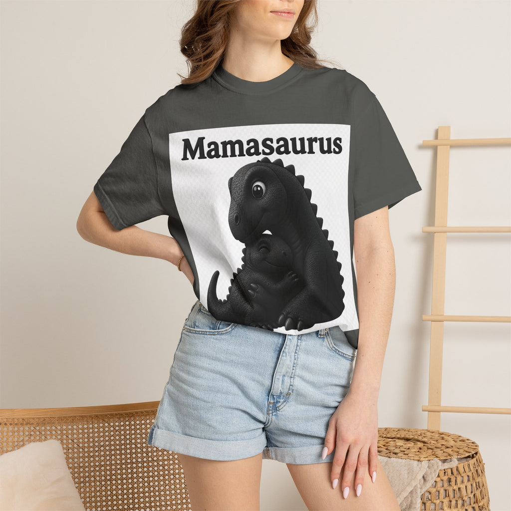 Mamasaurus T-Shirt — Cute Mama Dinosaur Graphic Tee for Mother's Day