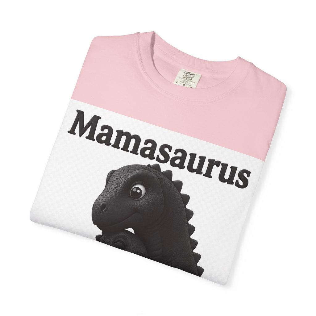 Mamasaurus T-Shirt — Cute Mama Dinosaur Graphic Tee for Mother's Day