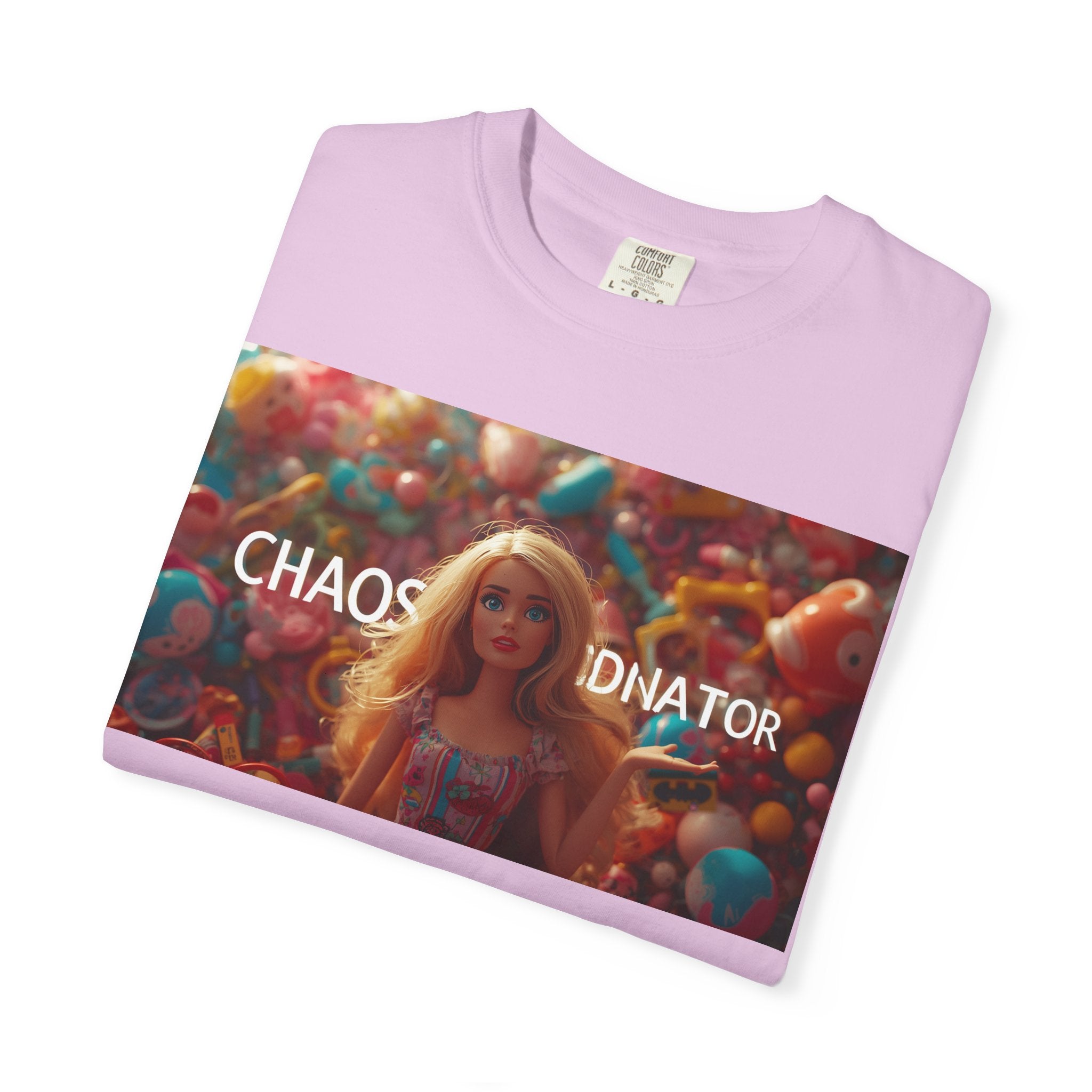 Chaos Coordinator Graphic T-Shirt — Barbie-Inspired Pop Art Tee