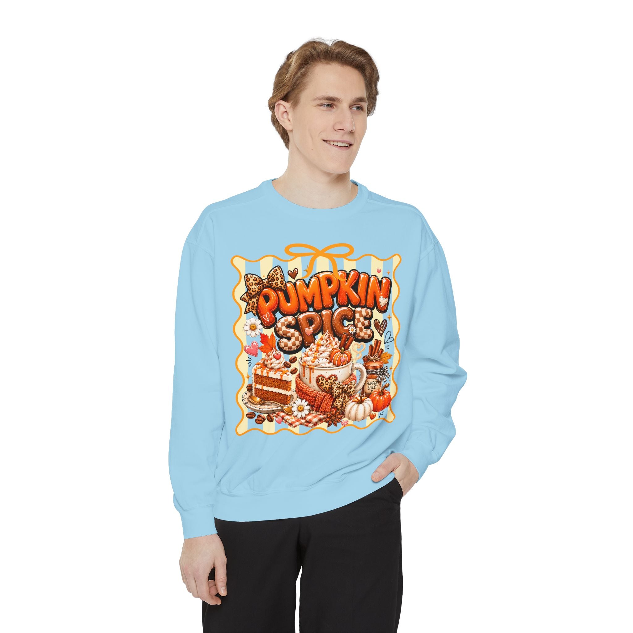 Pumpkin Spice Sweatshirt — Cozy Fall Autumn Graphic Pullover