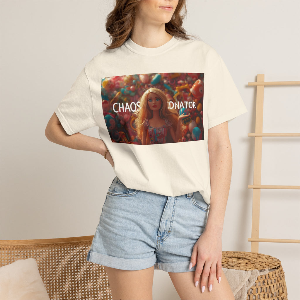Chaos Coordinator Graphic T-Shirt — Barbie-Inspired Pop Art Tee
