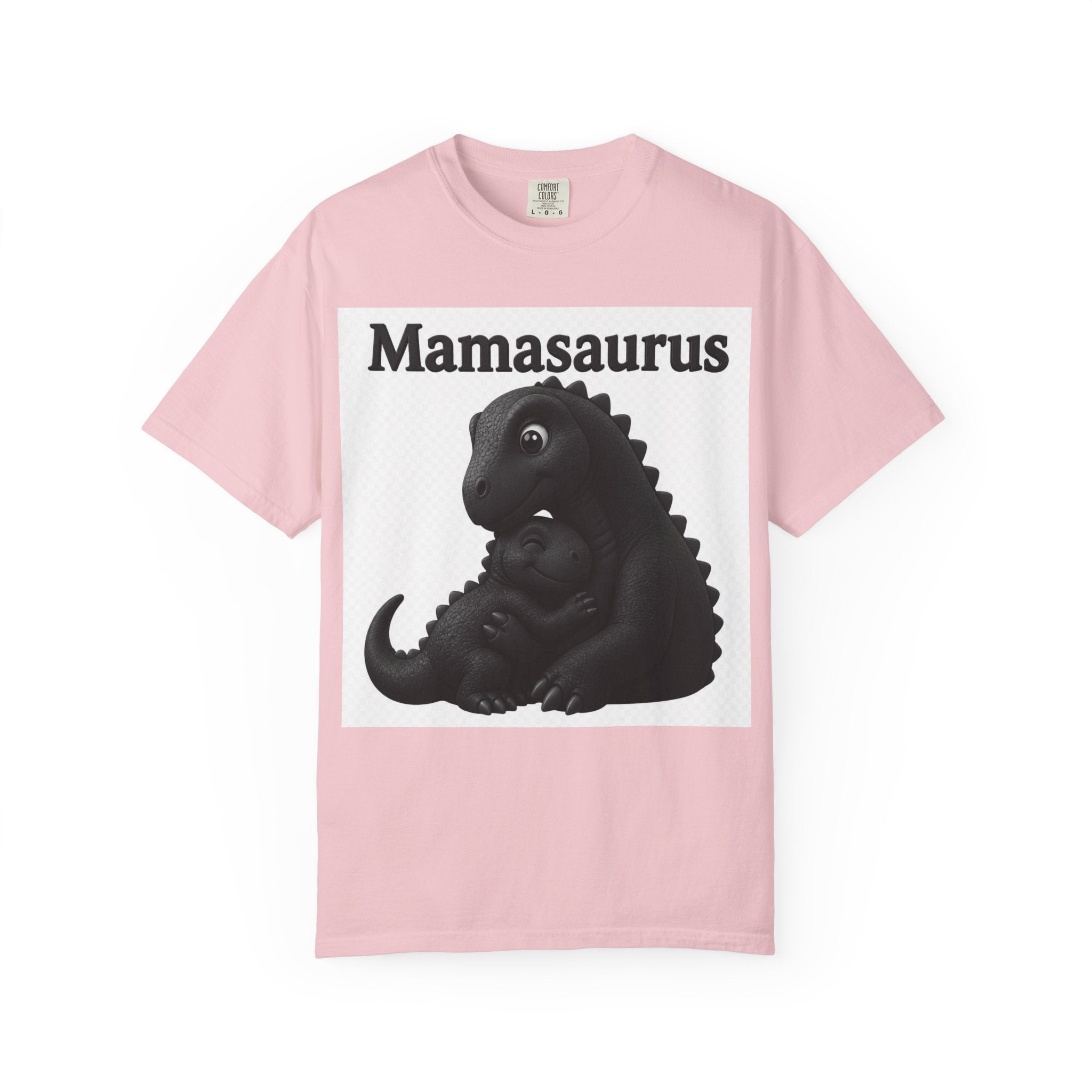 Mamasaurus T-Shirt — Cute Mama Dinosaur Graphic Tee for Mother's Day