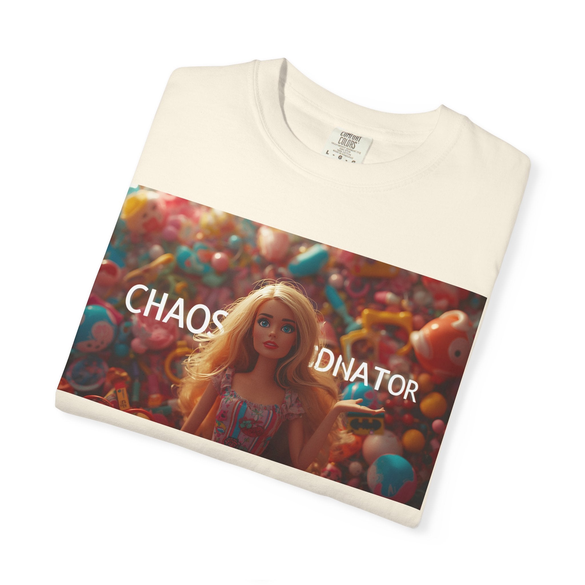 Chaos Coordinator Graphic T-Shirt — Barbie-Inspired Pop Art Tee