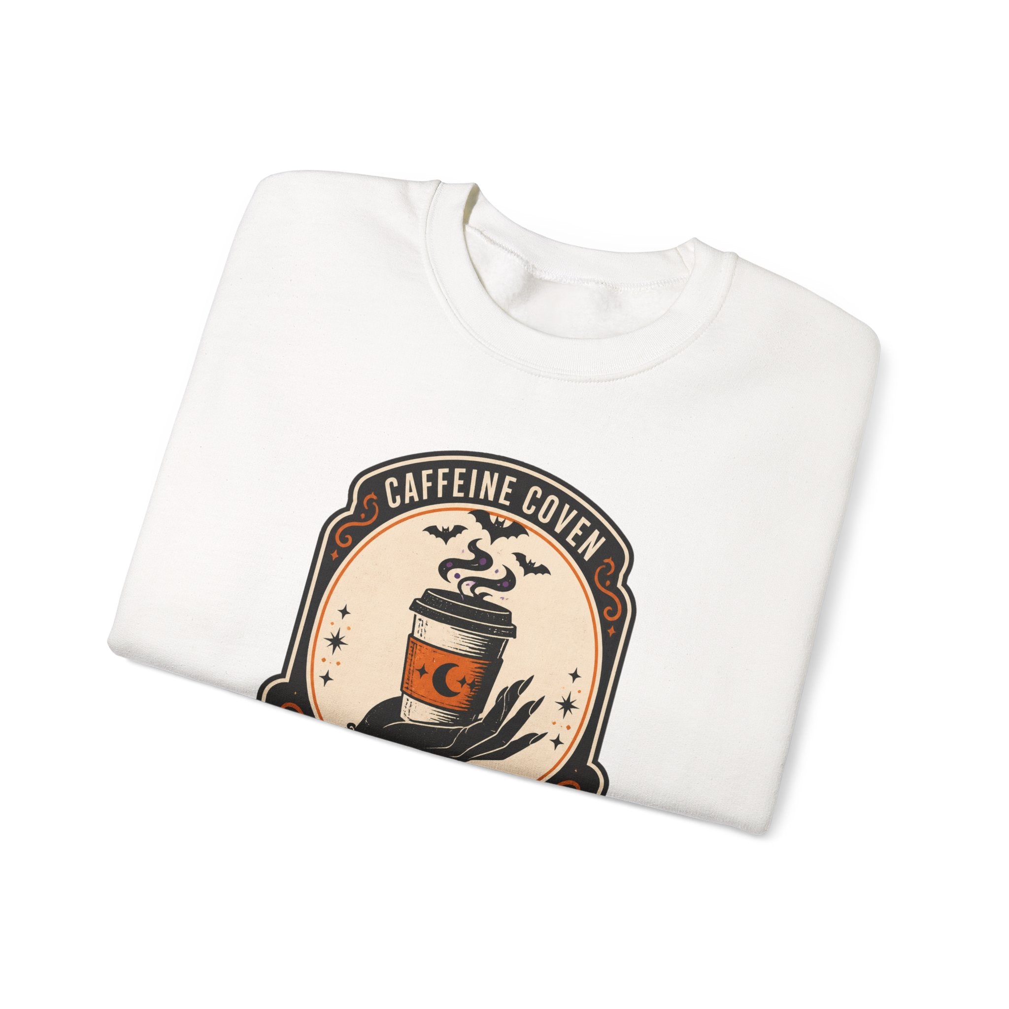 Momster Caffeine Coven Crewneck Sweatshirt | Halloween mom graphic