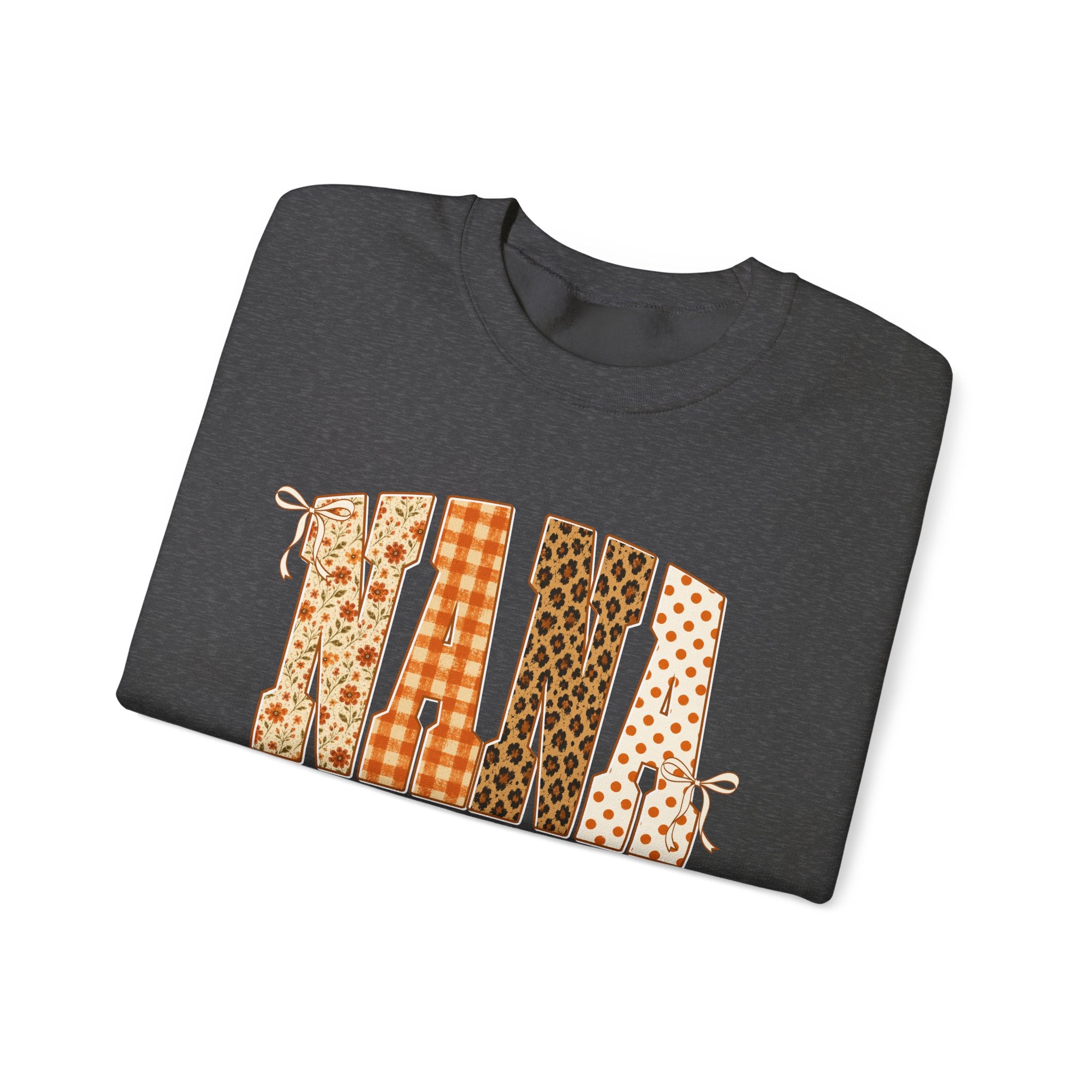 Fall Plaid Pumpkin Crewneck Sweatshirt