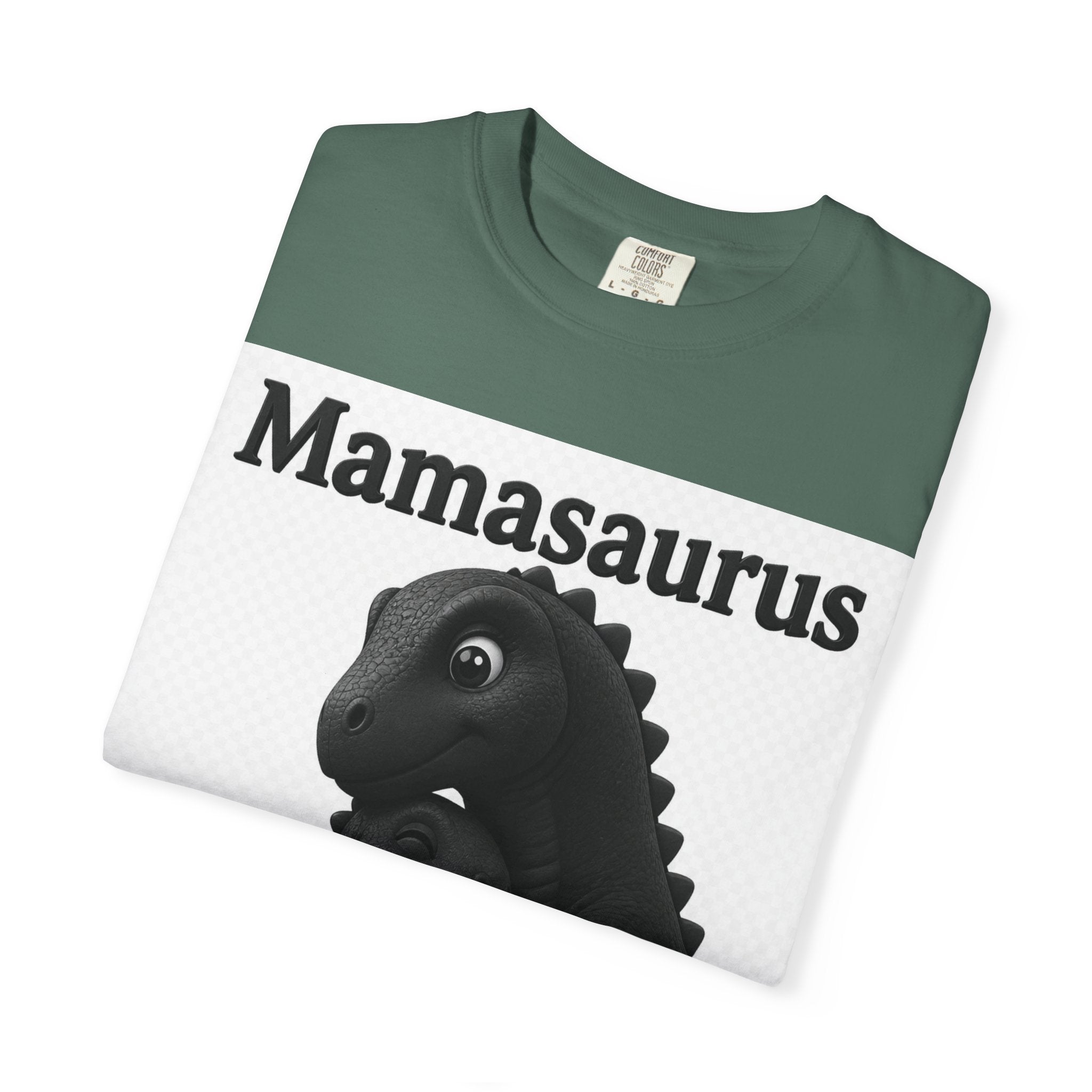 Mamasaurus T-Shirt — Cute Mama Dinosaur Graphic Tee for Mother's Day