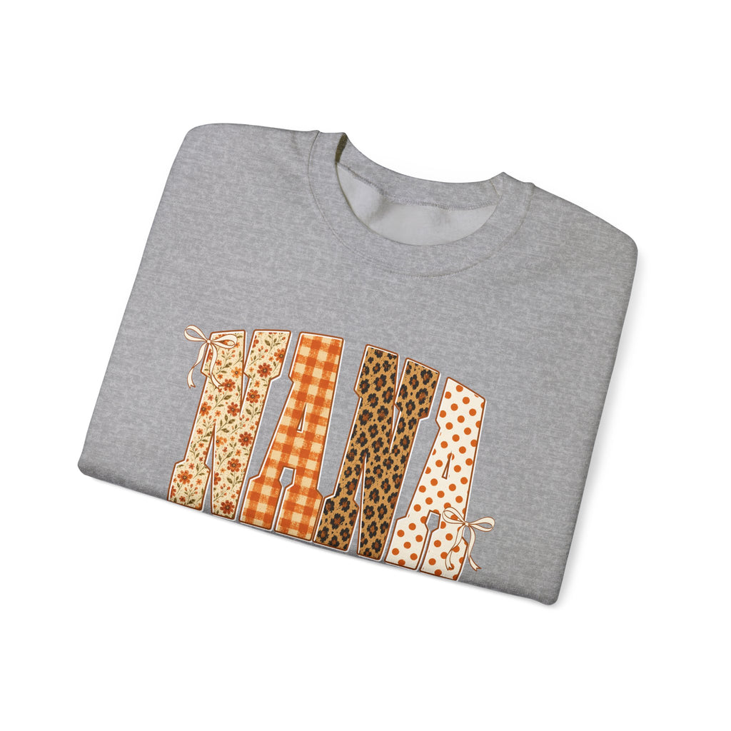 Fall Plaid Pumpkin Crewneck Sweatshirt