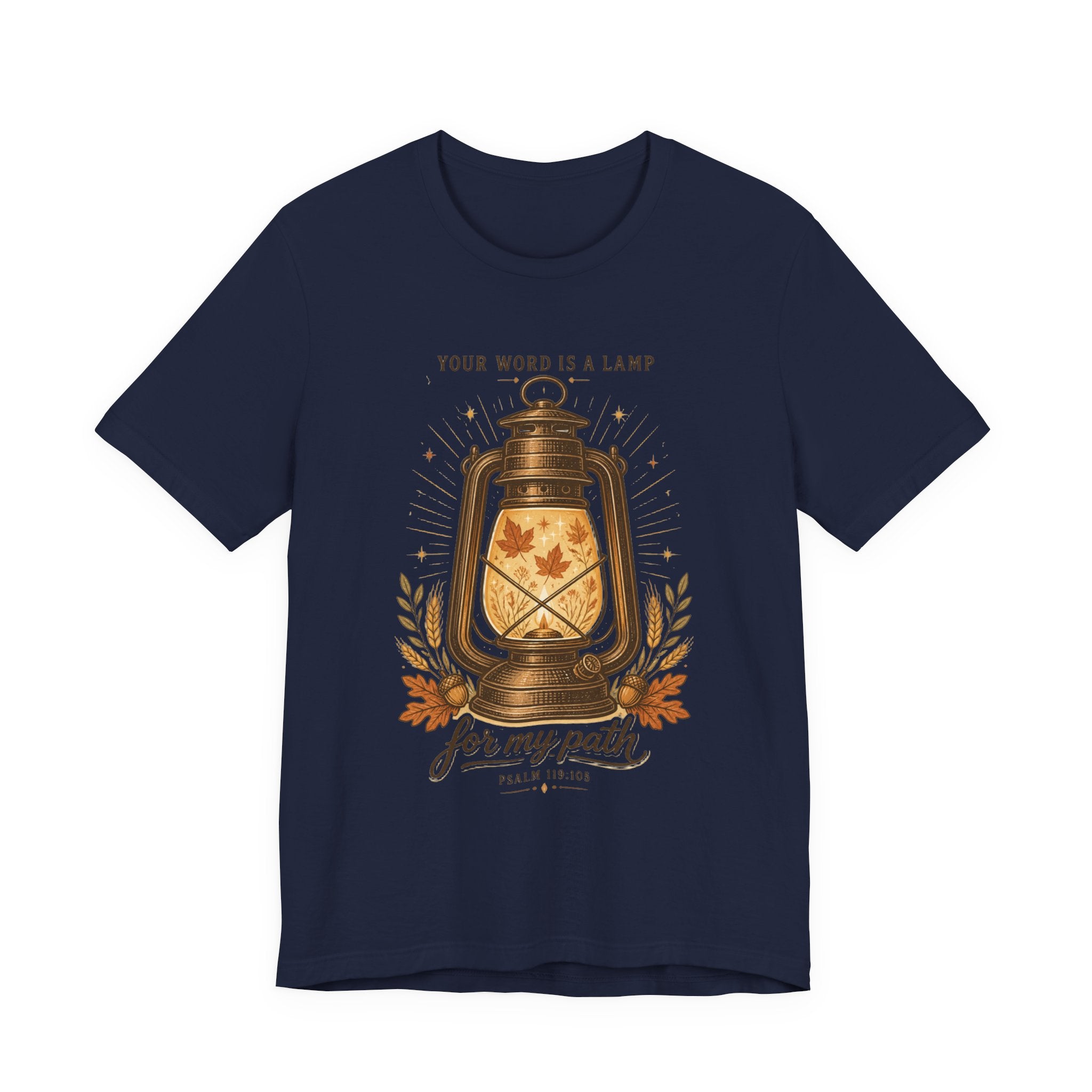 Your Word Is a Lamp Tee | Christian Autumn, Fall Scripture Lantern Design