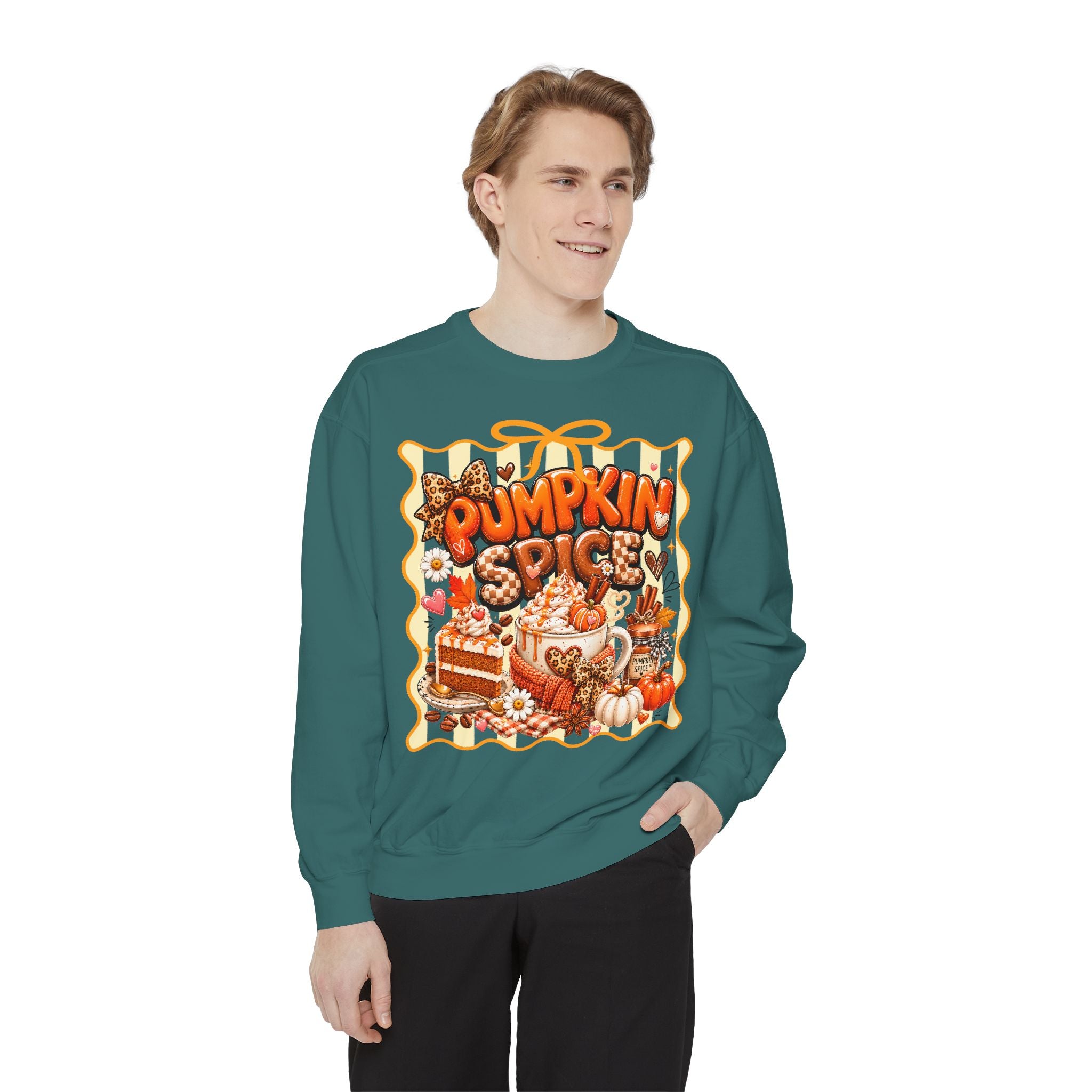 Pumpkin Spice Sweatshirt — Cozy Fall Autumn Graphic Pullover