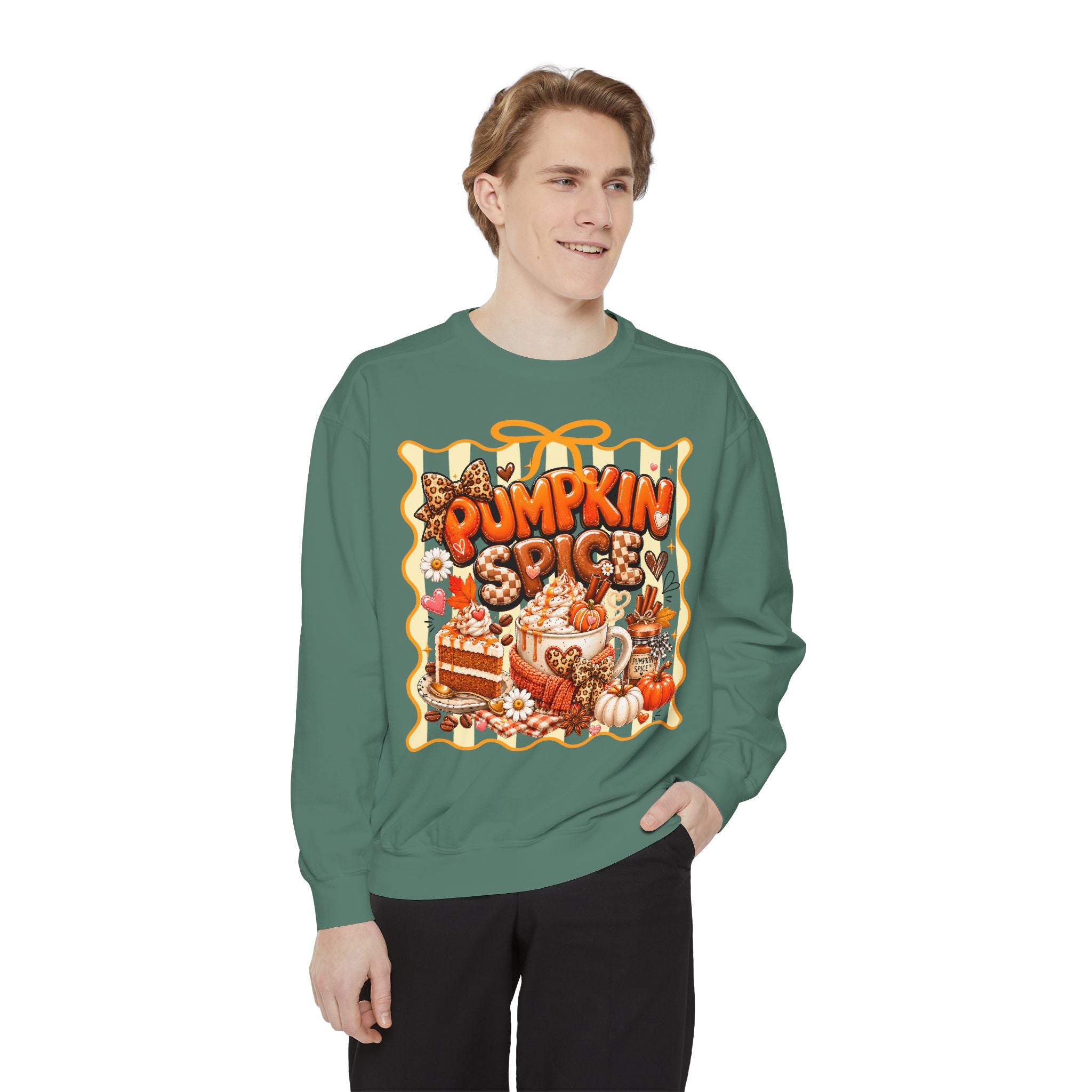 Pumpkin Spice Sweatshirt — Cozy Fall Autumn Graphic Pullover