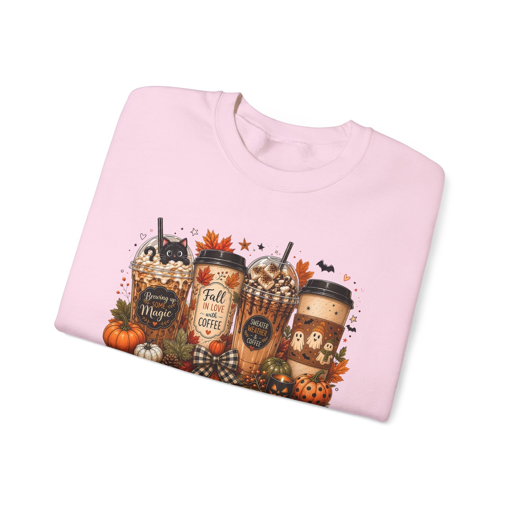 Autumn Leaves & Coffee Please Sweatshirt
