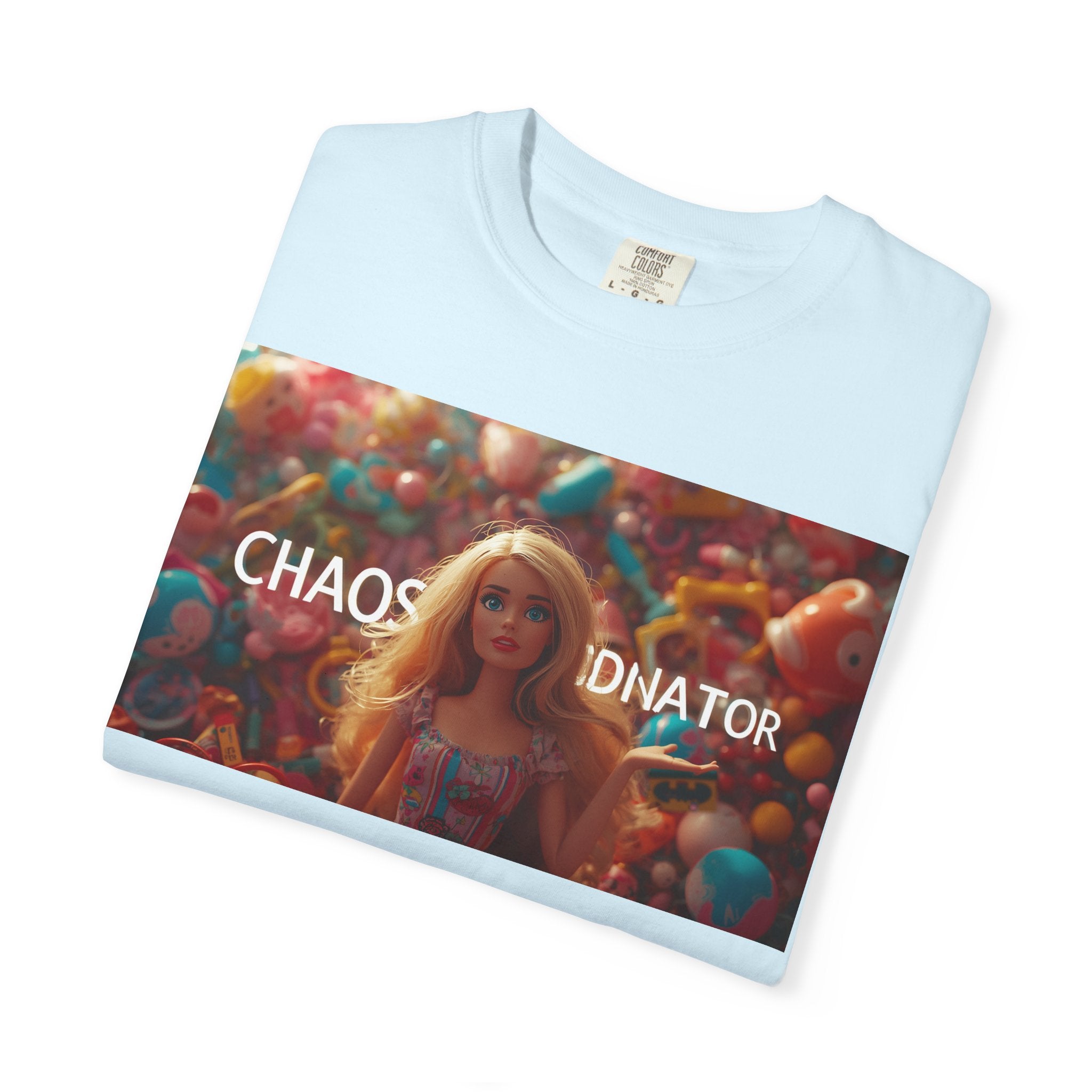 Chaos Coordinator Graphic T-Shirt — Barbie-Inspired Pop Art Tee
