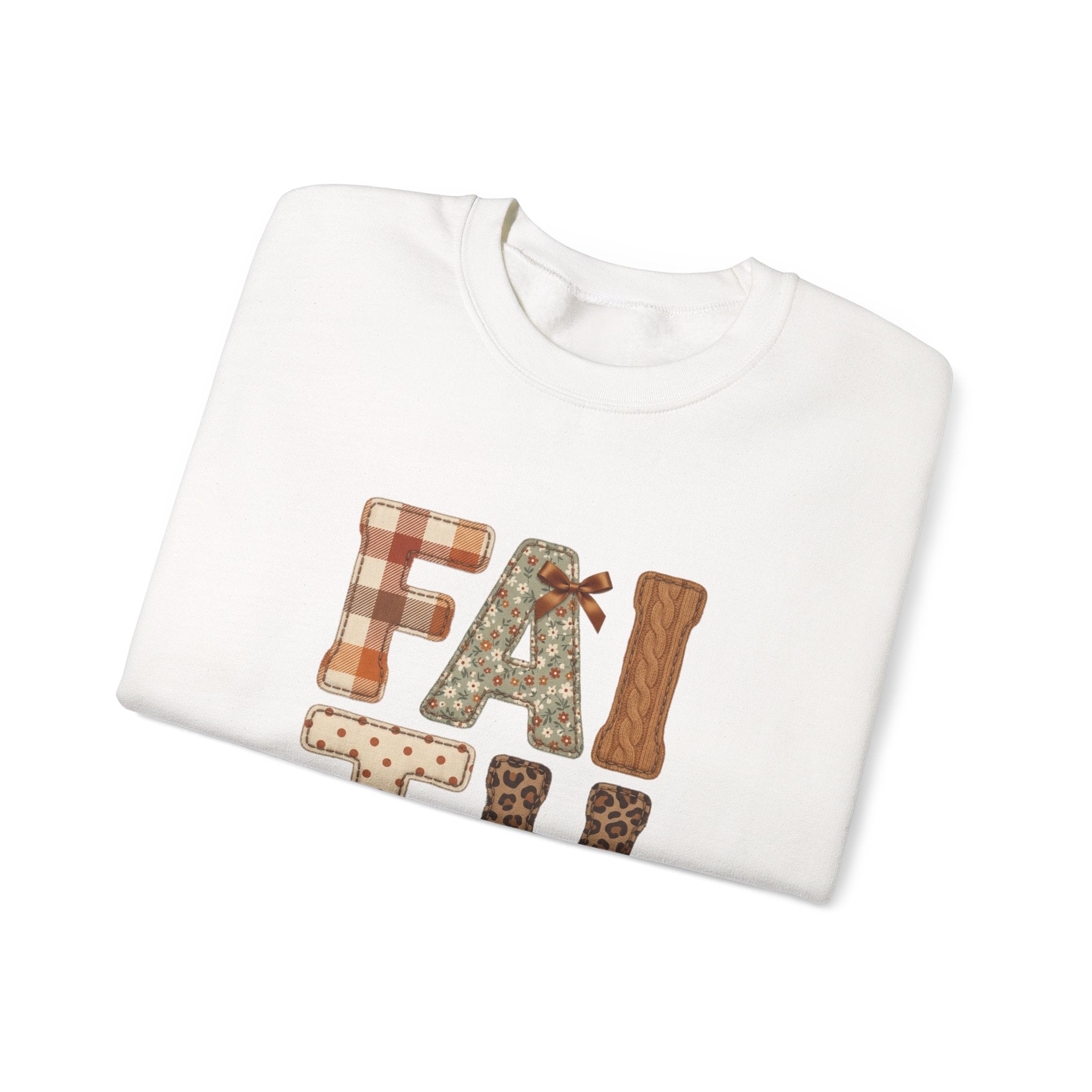 Faith Walk by Faith Sweatshirt | Christian Autumn, Fall Leaves & Plaid
