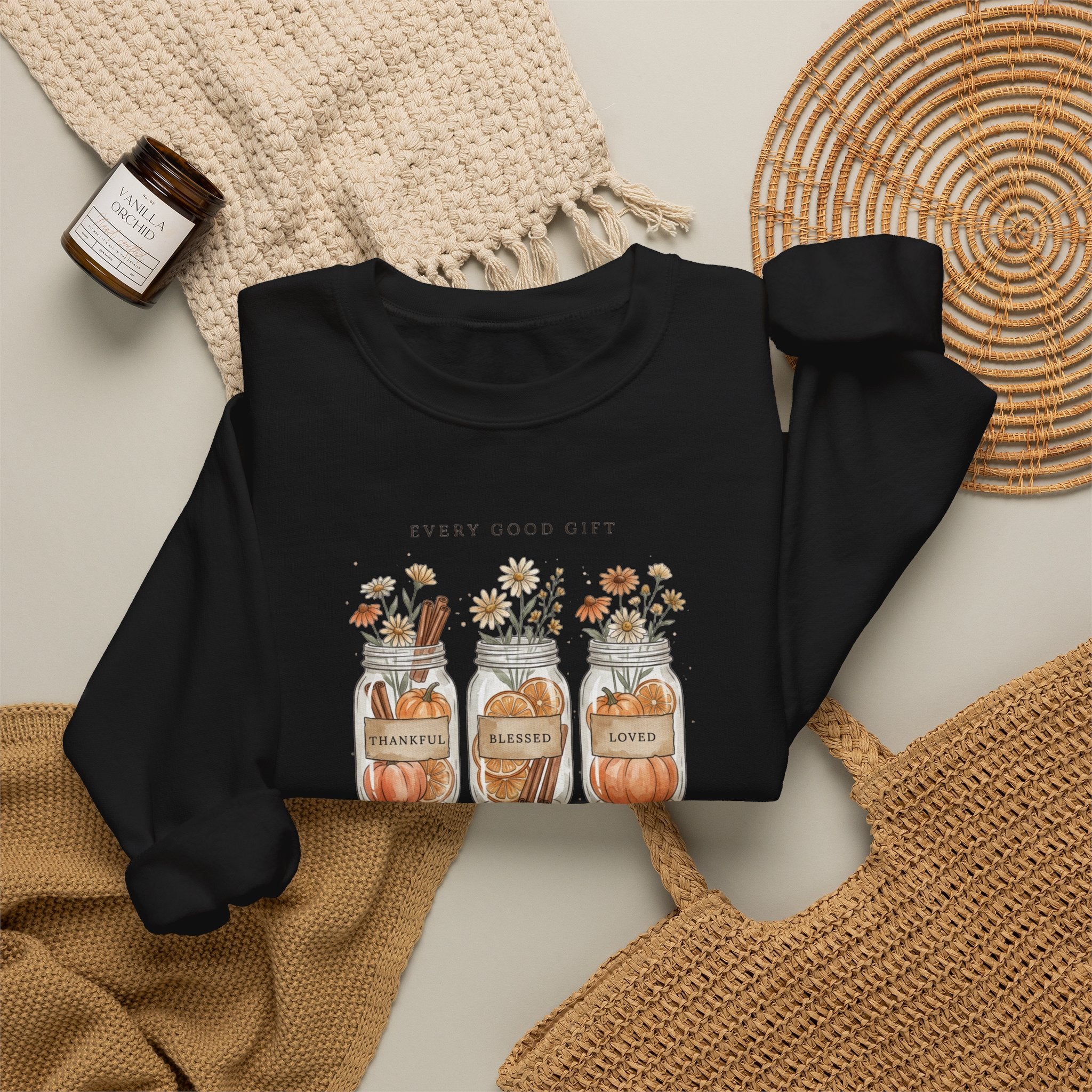 Roots from Above Crewneck Sweatshirt | Christian Autumn, Fall Leaves