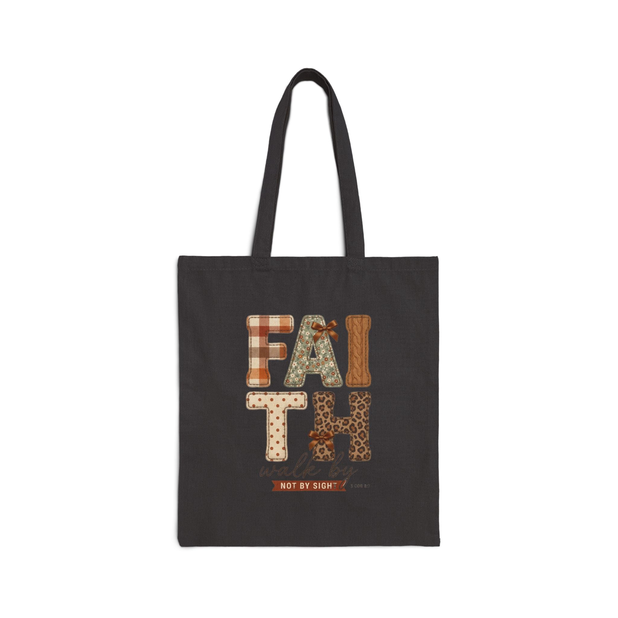 Faith Fall Tote | Christian Autumn, Scripture-Inspired Canvas Bag