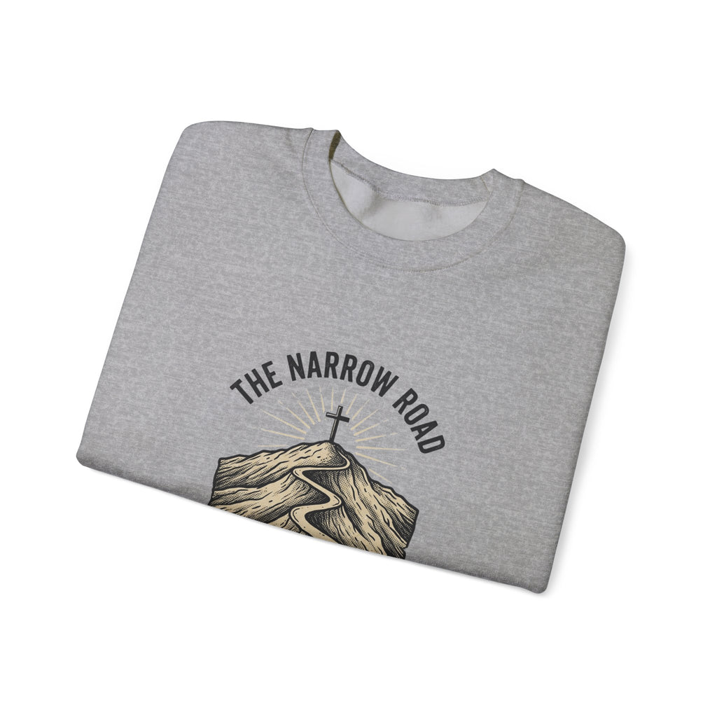 The Narrow Road Sweatshirt | Christian Streetwear, Matthew 7:14