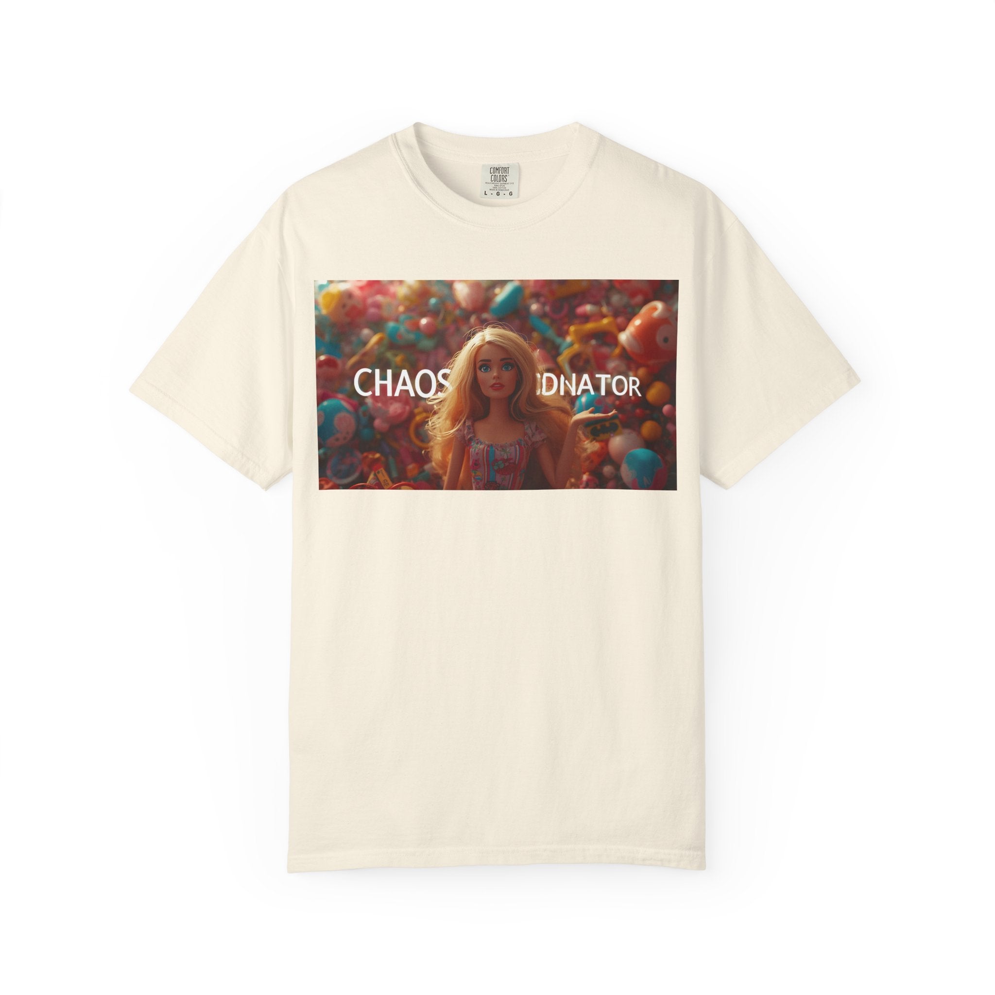 Chaos Coordinator Graphic T-Shirt — Barbie-Inspired Pop Art Tee