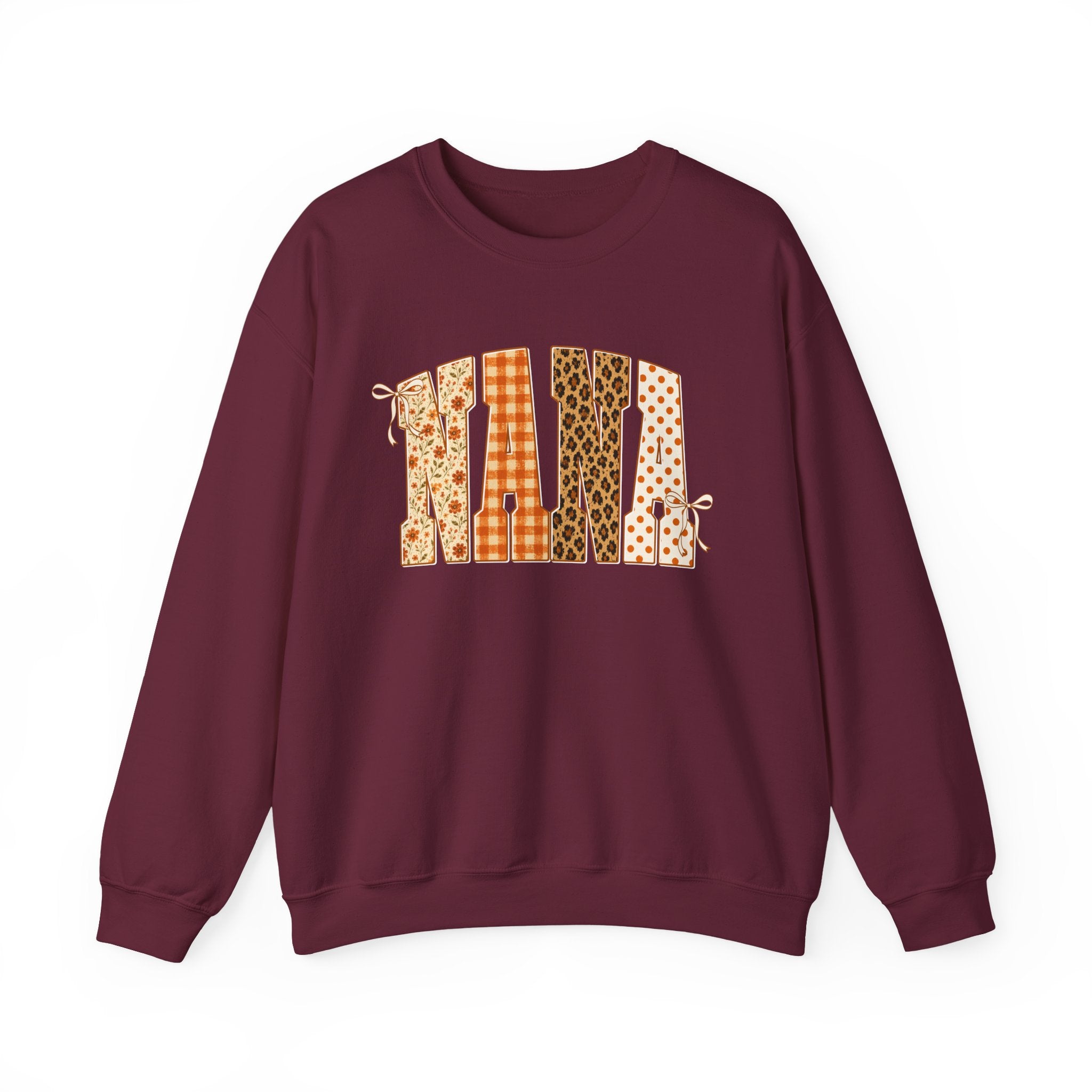 Fall Plaid Pumpkin Crewneck Sweatshirt