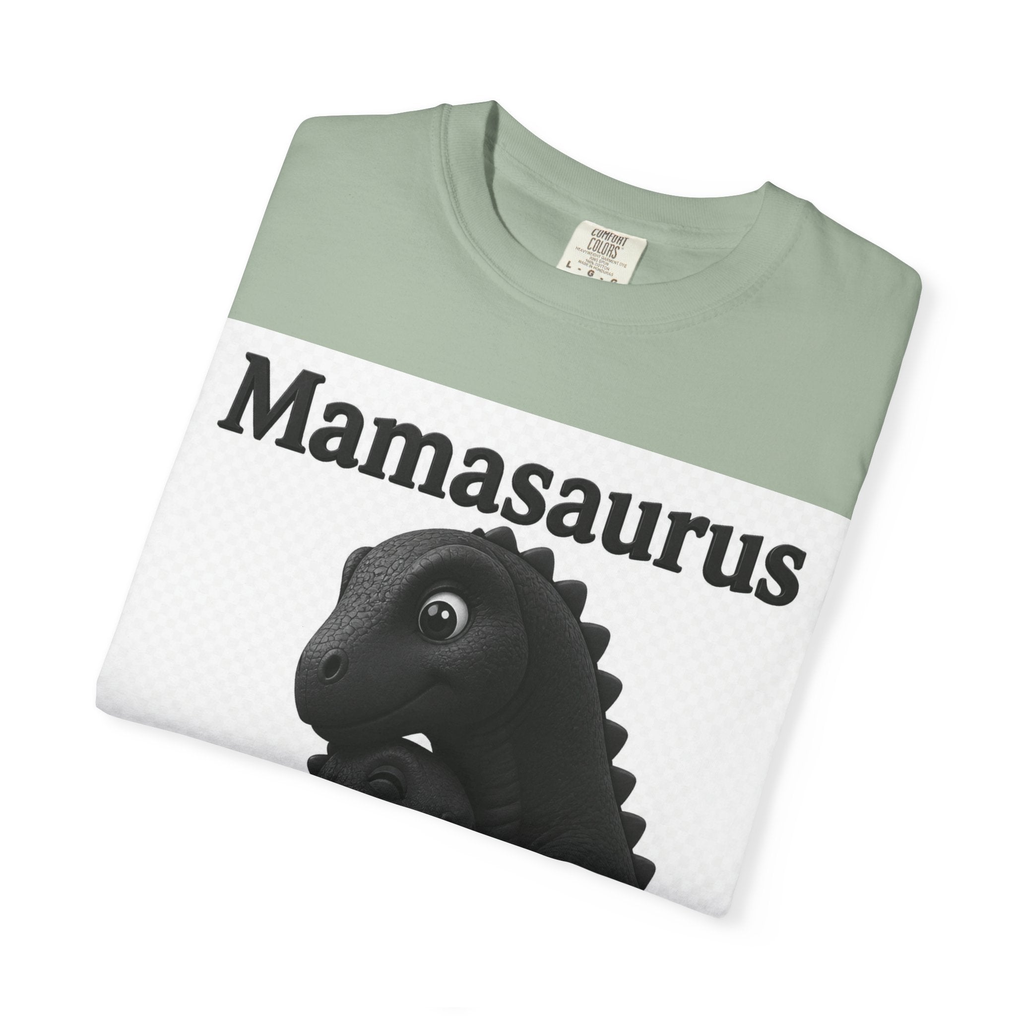 Mamasaurus T-Shirt — Cute Mama Dinosaur Graphic Tee for Mother's Day