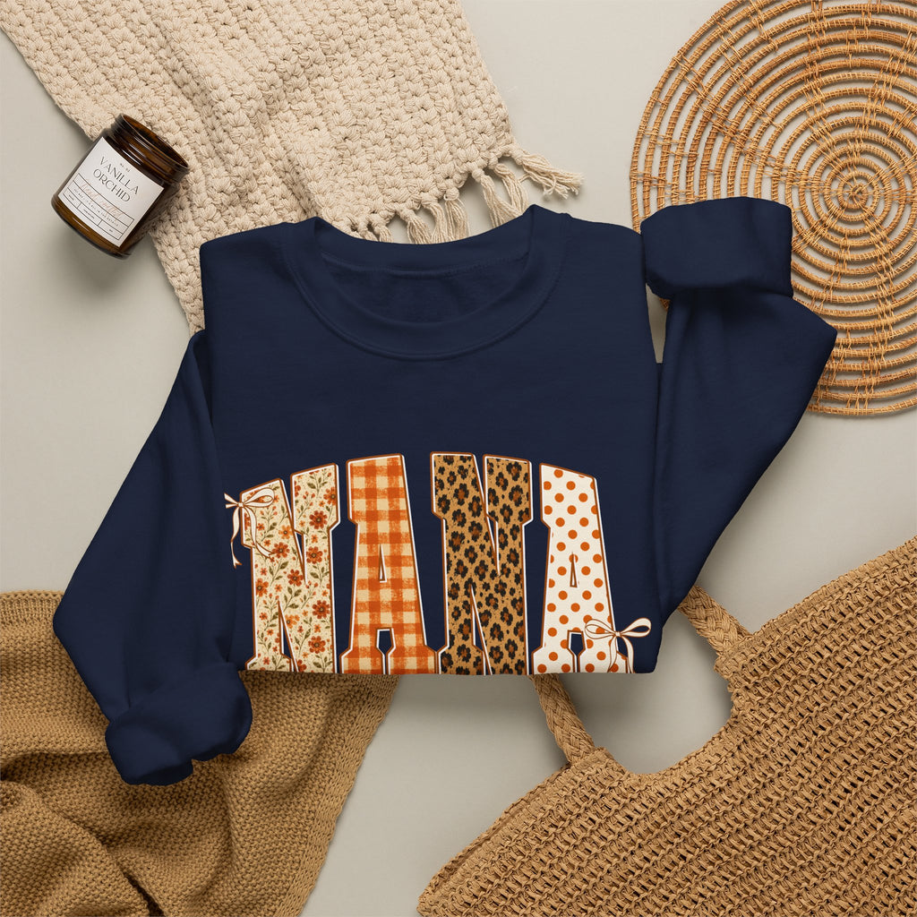 Fall Plaid Pumpkin Crewneck Sweatshirt