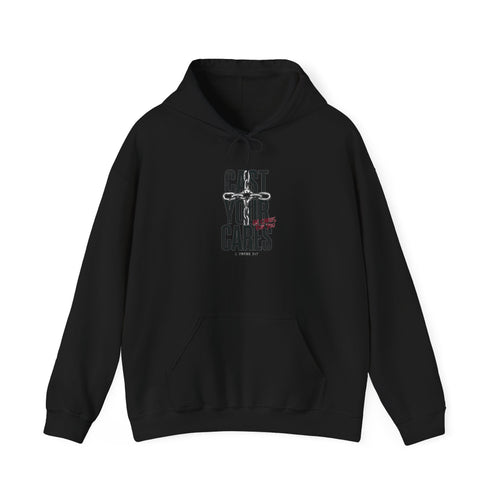 Cast Your Cares Hoodie | Christian Streetwear, Scripture Graphic