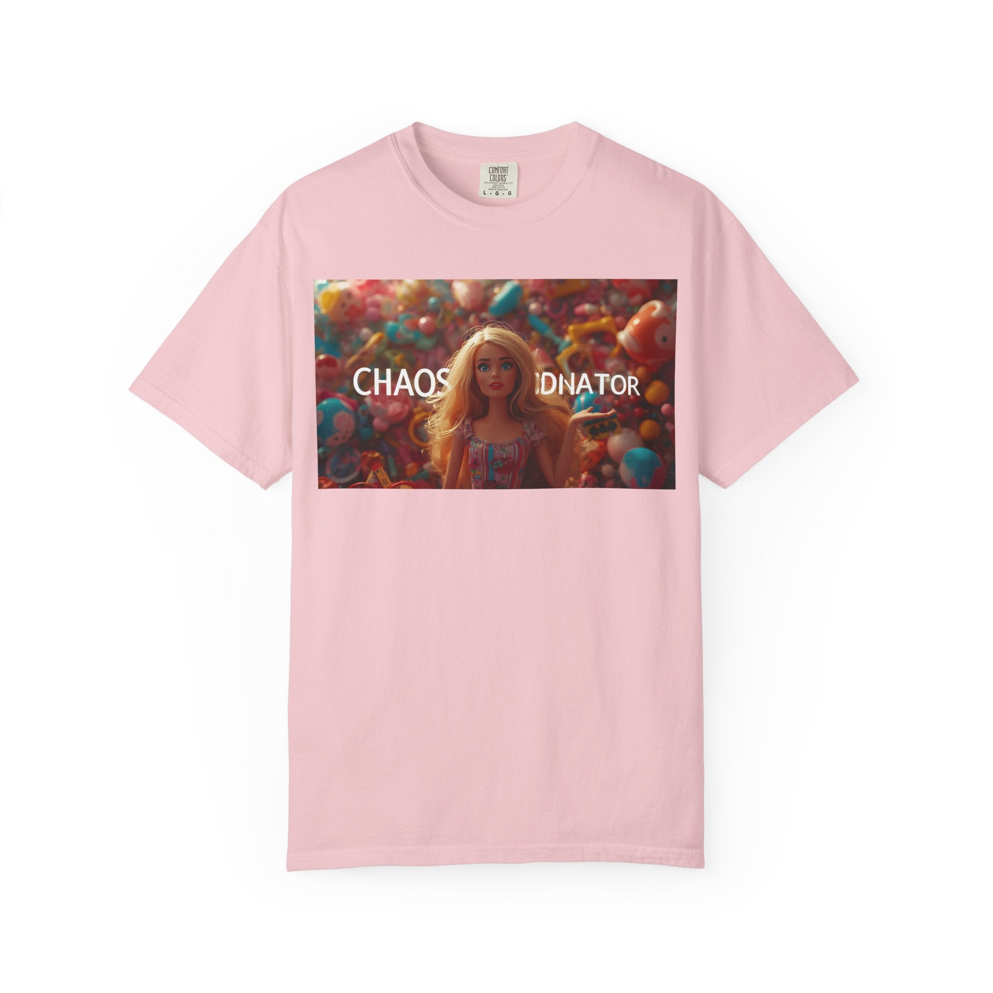 Chaos Coordinator Graphic T-Shirt — Barbie-Inspired Pop Art Tee