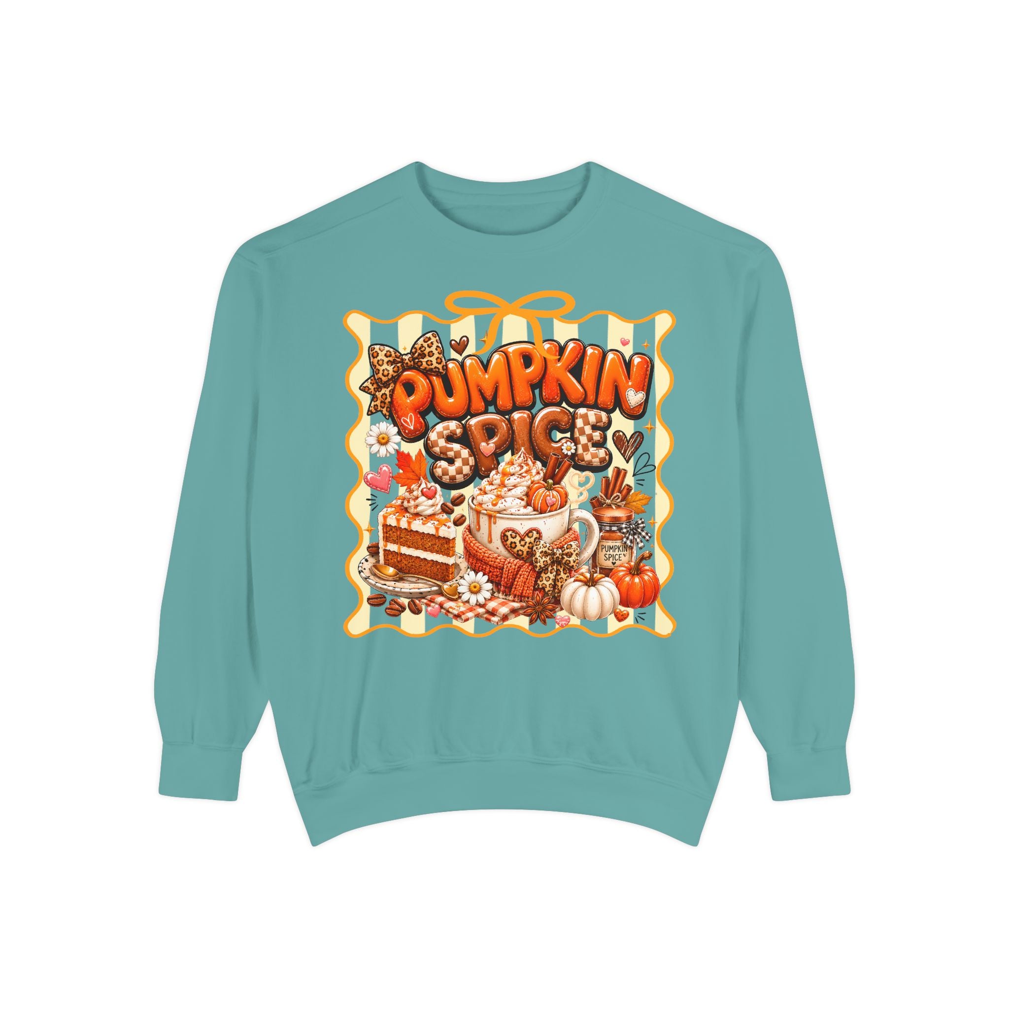 Pumpkin Spice Sweatshirt — Cozy Fall Autumn Graphic Pullover